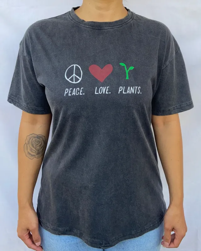Womens Peace Love Plants sold by In the Soulshine