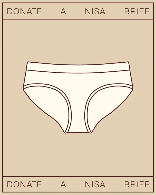 Donation Briefs sold by Nisa