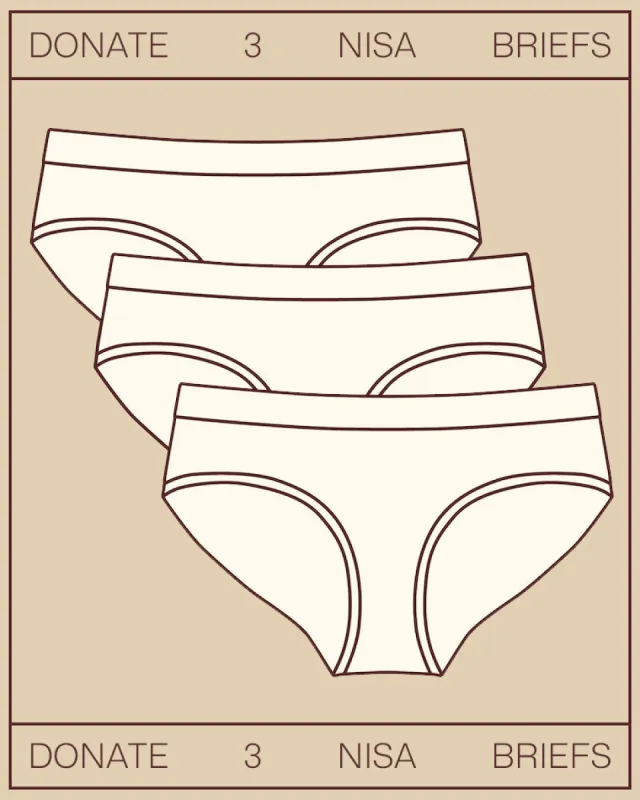 Donation Briefs 3 pack sold by Nisa