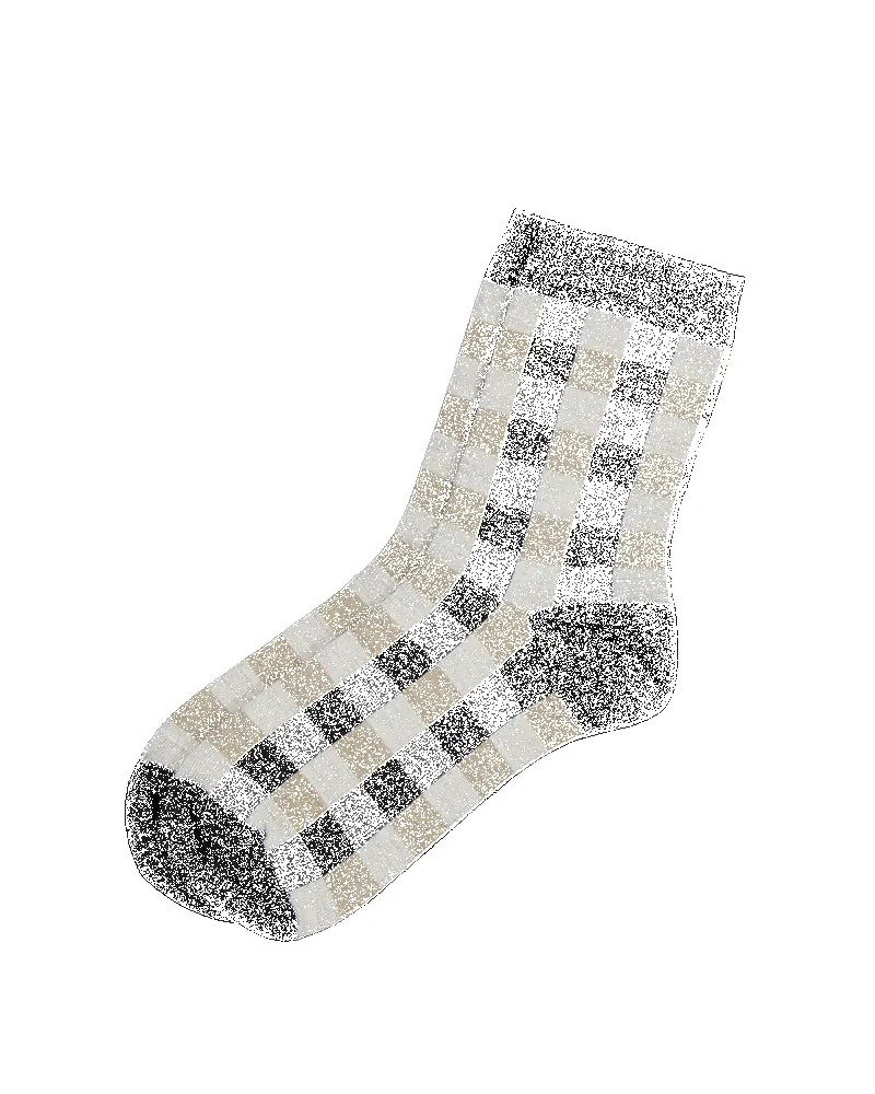 Tic-Tac-Toe Check Socks sold by Nisa product image thumbnail 4