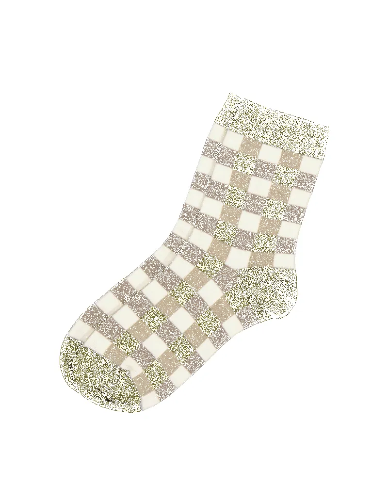 Tic-Tac-Toe Check Socks sold by Nisa product image thumbnail 2