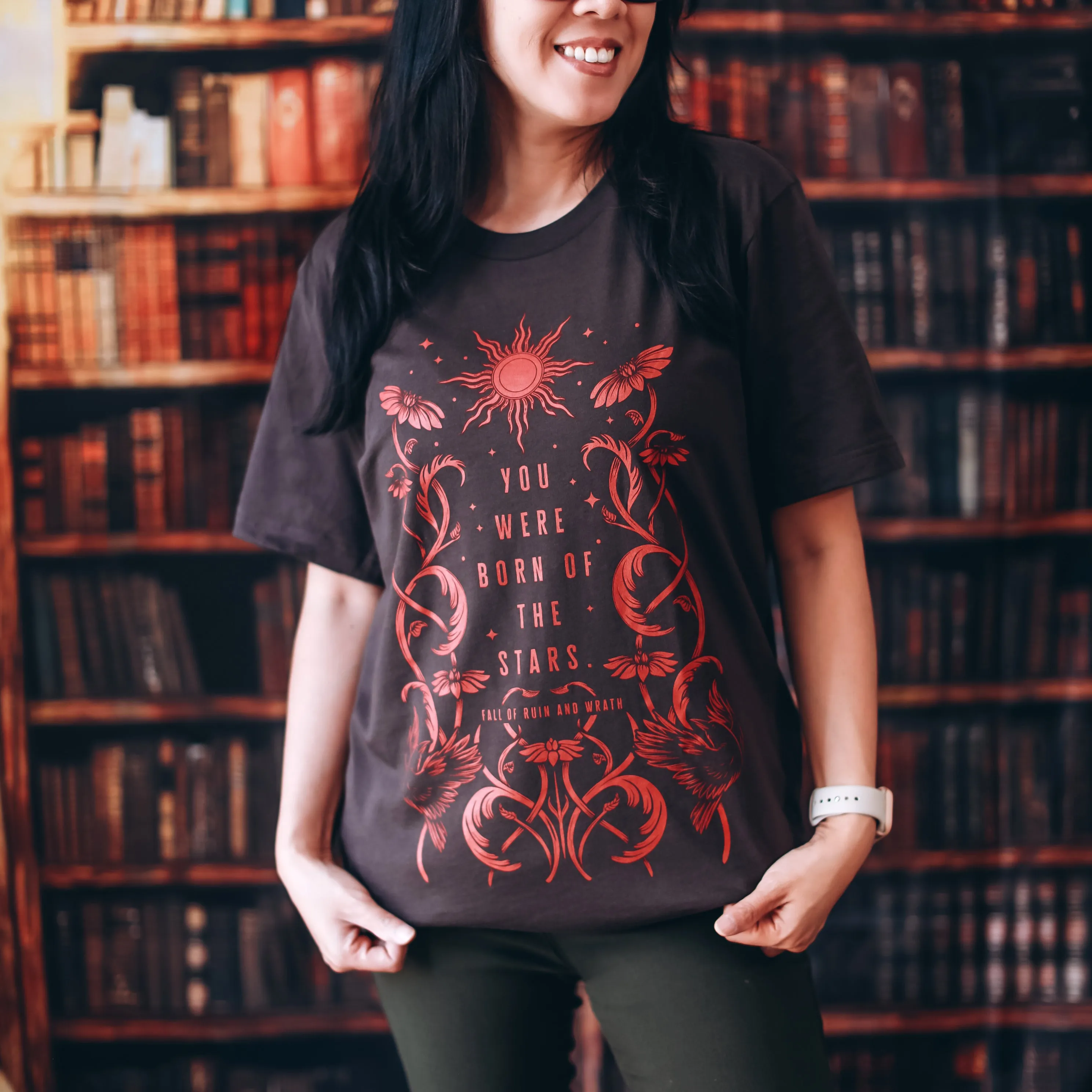 Fall of Ruin and Wrath Inspired: Born of the Stars Tee sold by The Bookish Box product image thumbnail 3