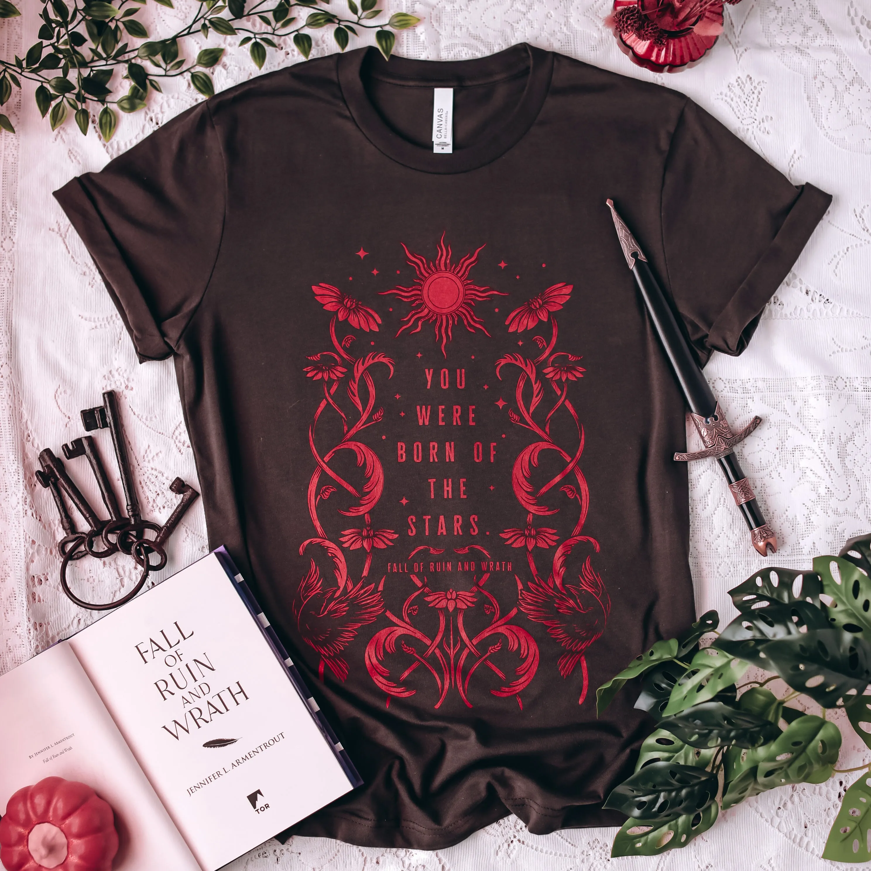 Fall of Ruin and Wrath Inspired: Born of the Stars Tee sold by The Bookish Box product image thumbnail 4