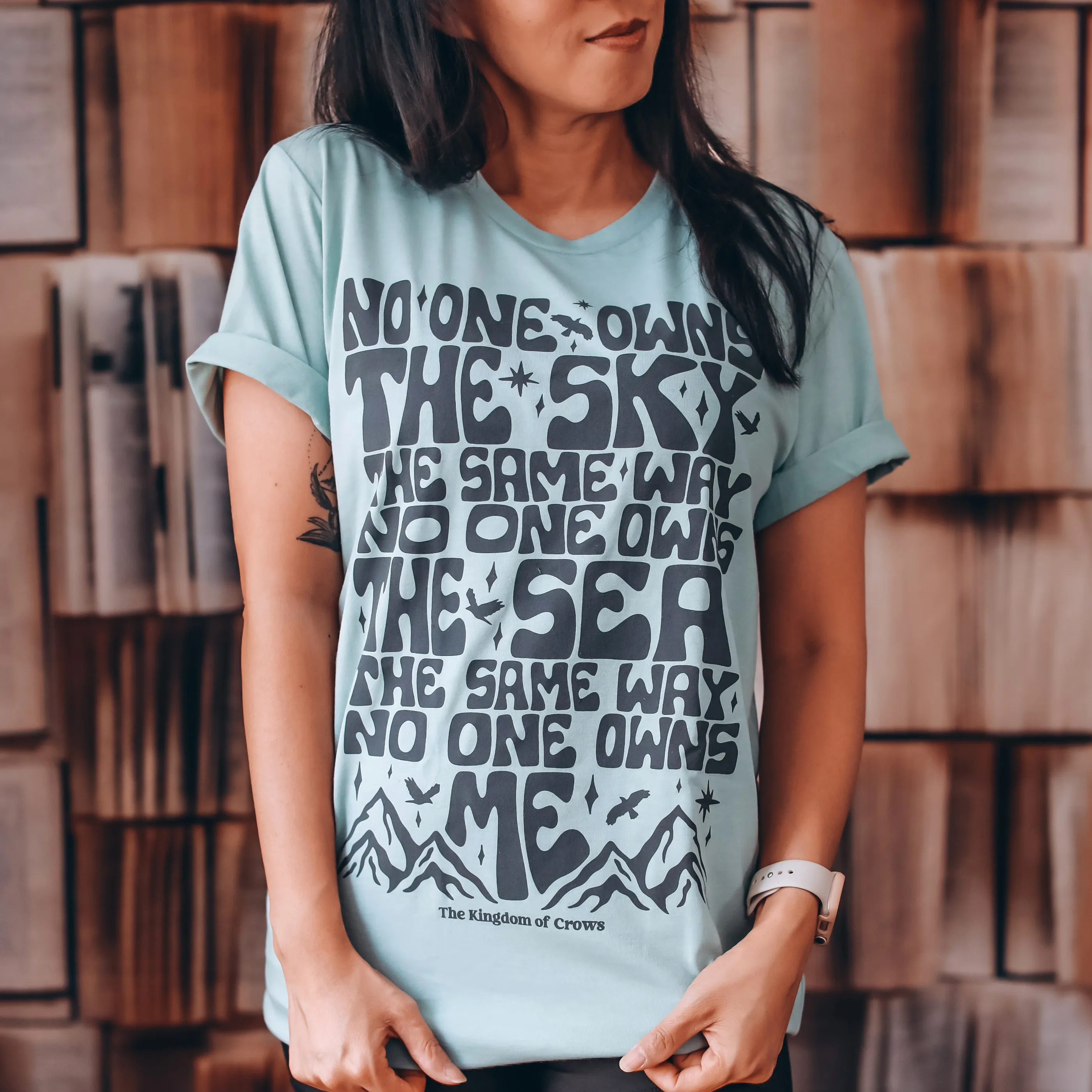 The Kingdom of Crows Series Inspired Tee sold by The Bookish Box product image thumbnail 2