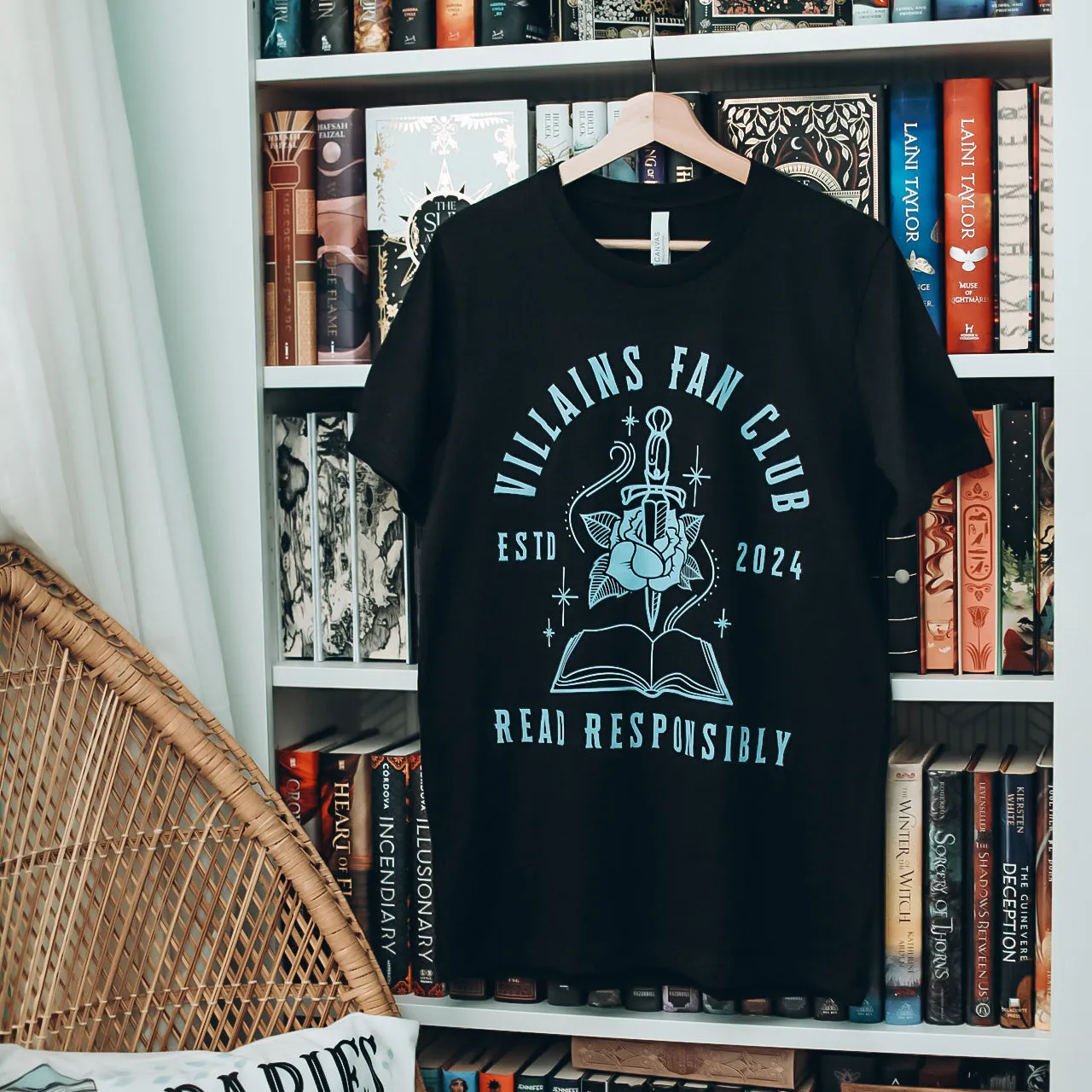 Villains Fan Club Tee sold by The Bookish Box product image thumbnail 2