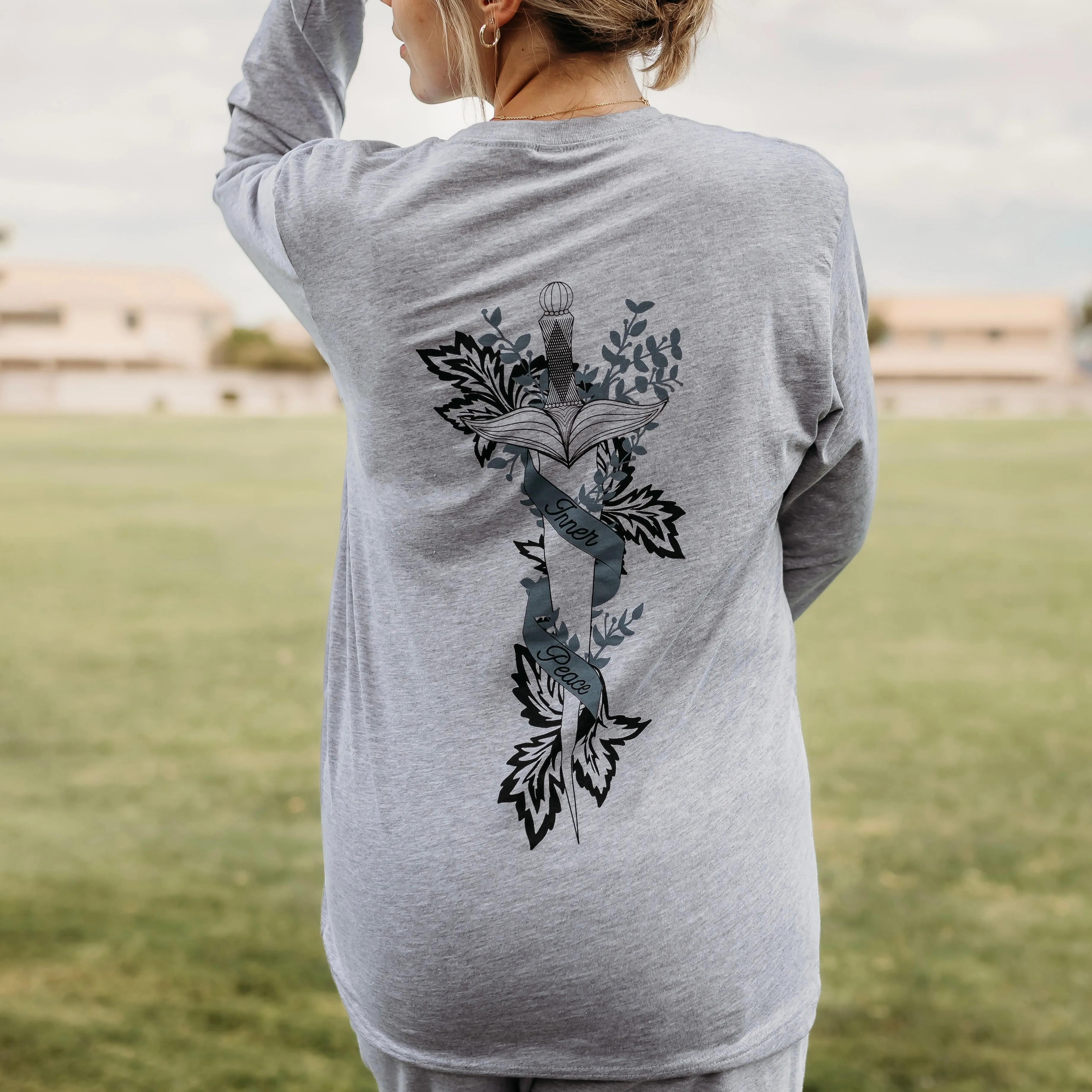 A Court of Silver Flames Inspired: Ataraxia Long Sleeve Tee sold by The Bookish Box product image thumbnail 4