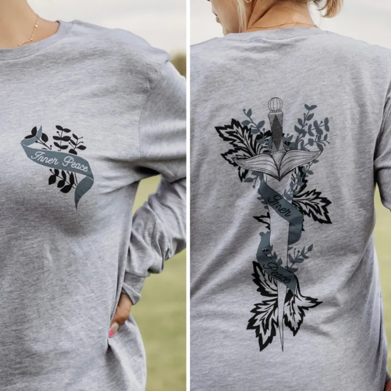A Court of Silver Flames Inspired: Ataraxia Long Sleeve Tee sold by The Bookish Box