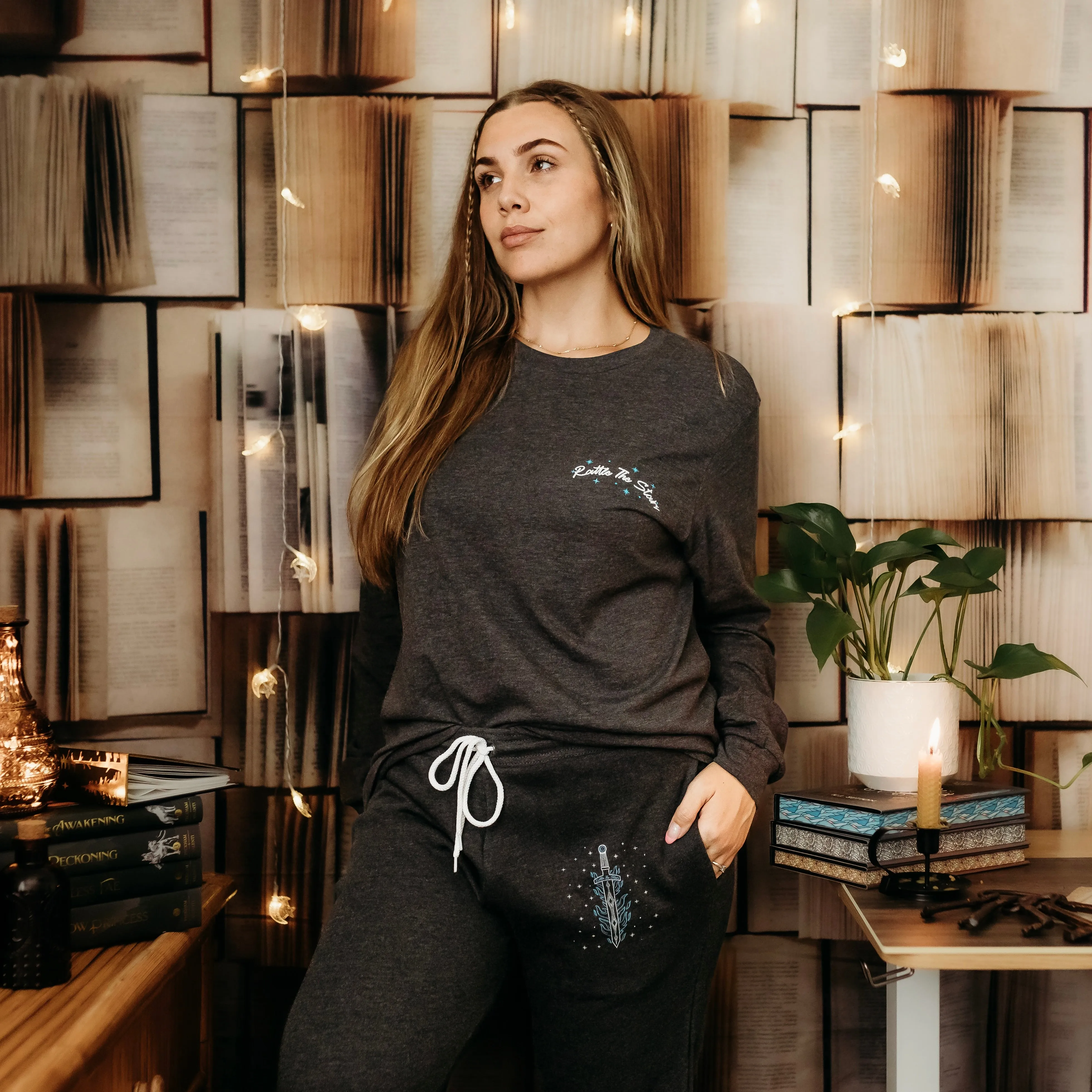 Throne of Glass Inspired: Goldryn Long Sleeve Tee sold by The Bookish Box product image thumbnail 4