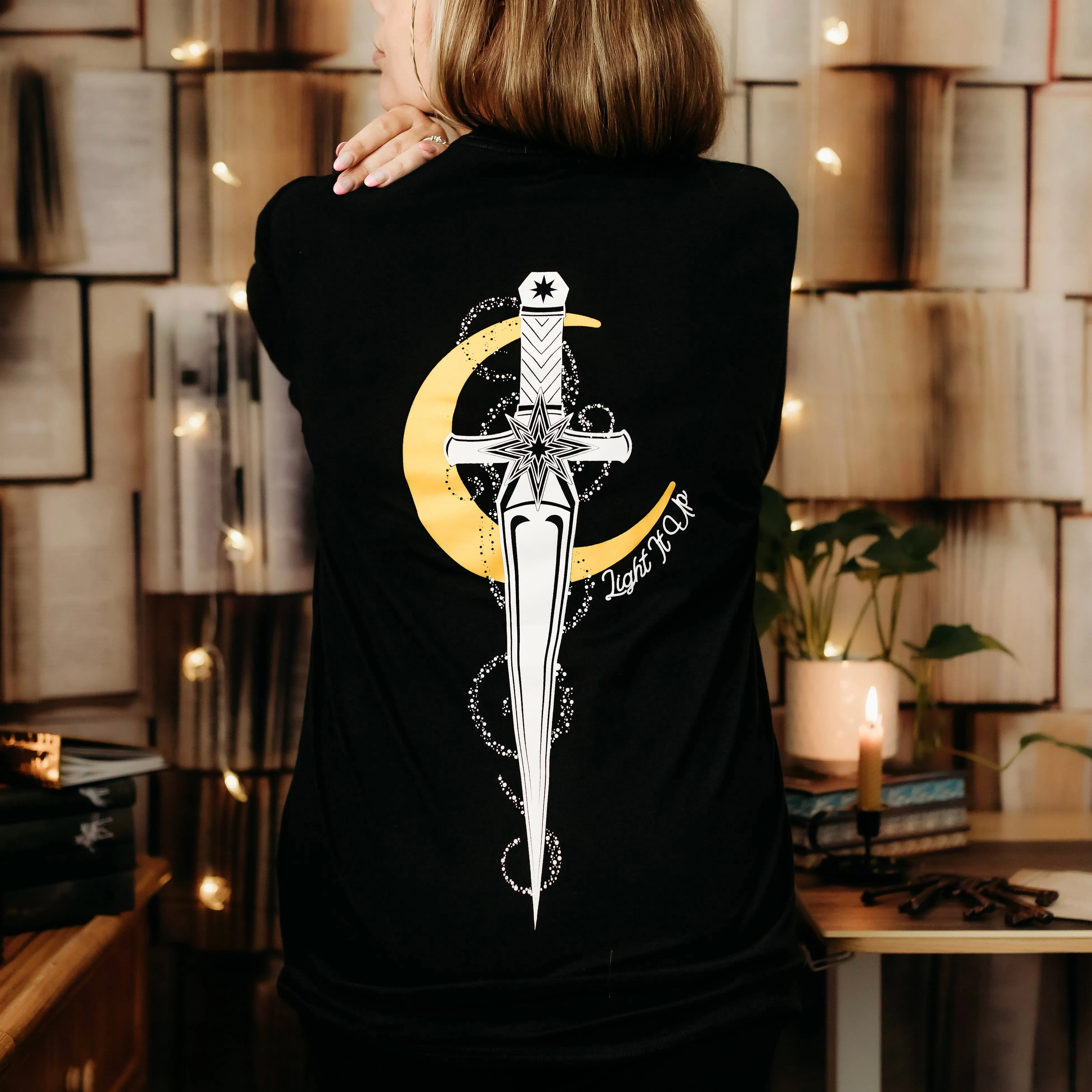 Crescent City Inspired: Starsword Long Sleeve Tee sold by The Bookish Box product image thumbnail 3