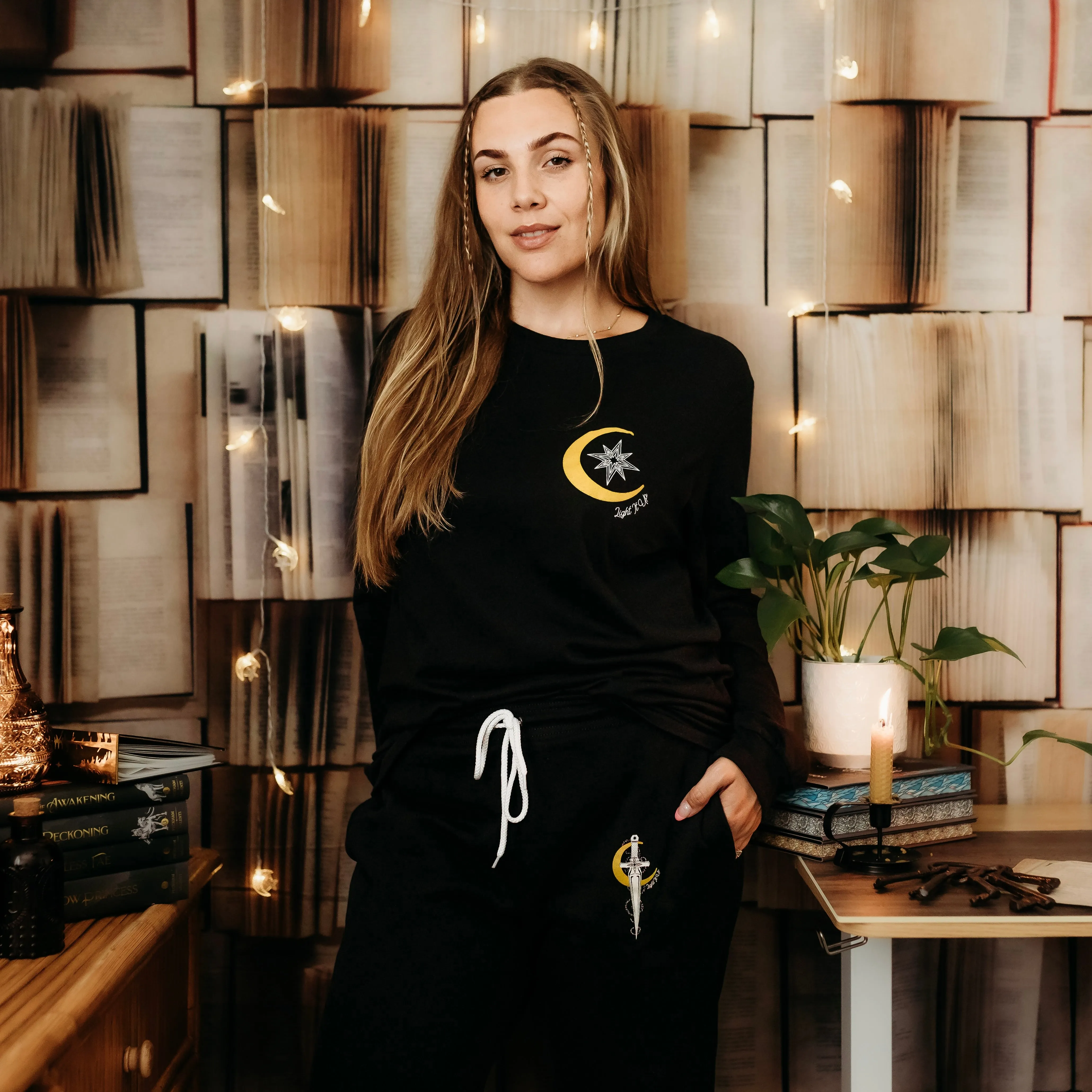 Crescent City Inspired: Starsword Long Sleeve Tee sold by The Bookish Box product image thumbnail 4