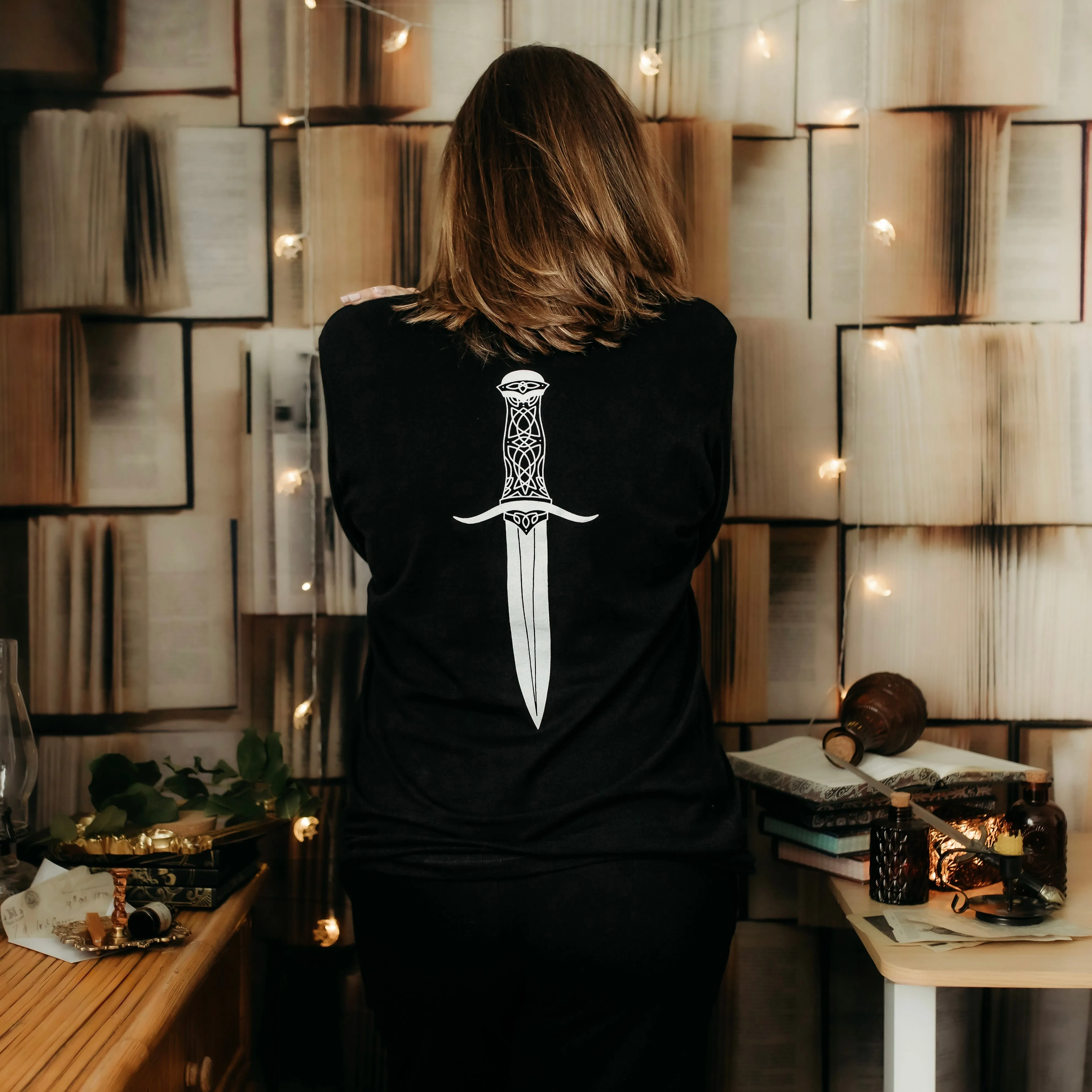 Fourth Wing Inspired: Tyrrish Long Sleeve Tee sold by The Bookish Box product image thumbnail 4