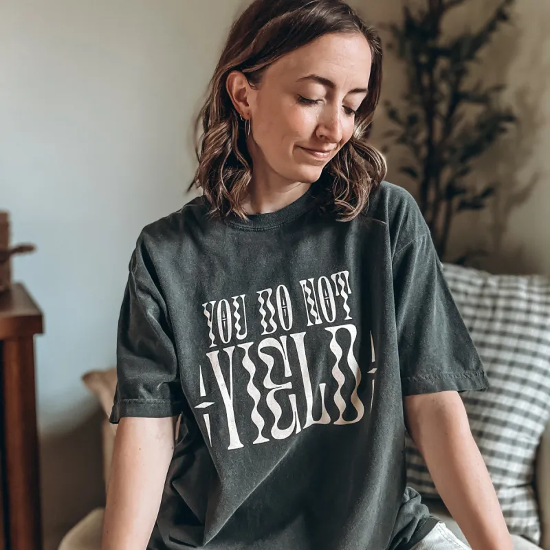 A Court of Wings and Ruin Inspired: You Do Not Yield Heavy Weight Tee sold by The Bookish Box