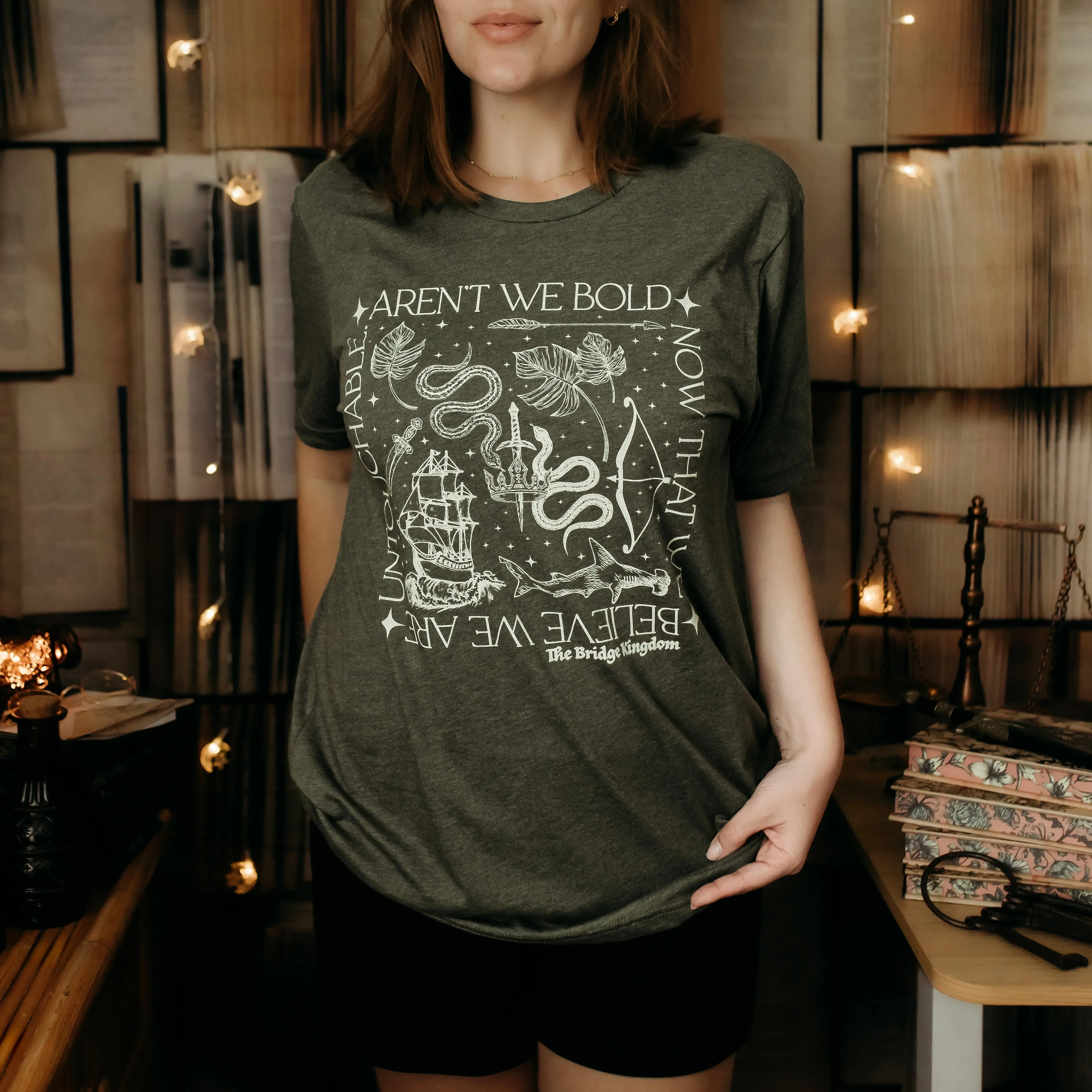 The Bridge Kingdom Inspired: Untouchable Tee sold by The Bookish Box product image thumbnail 3