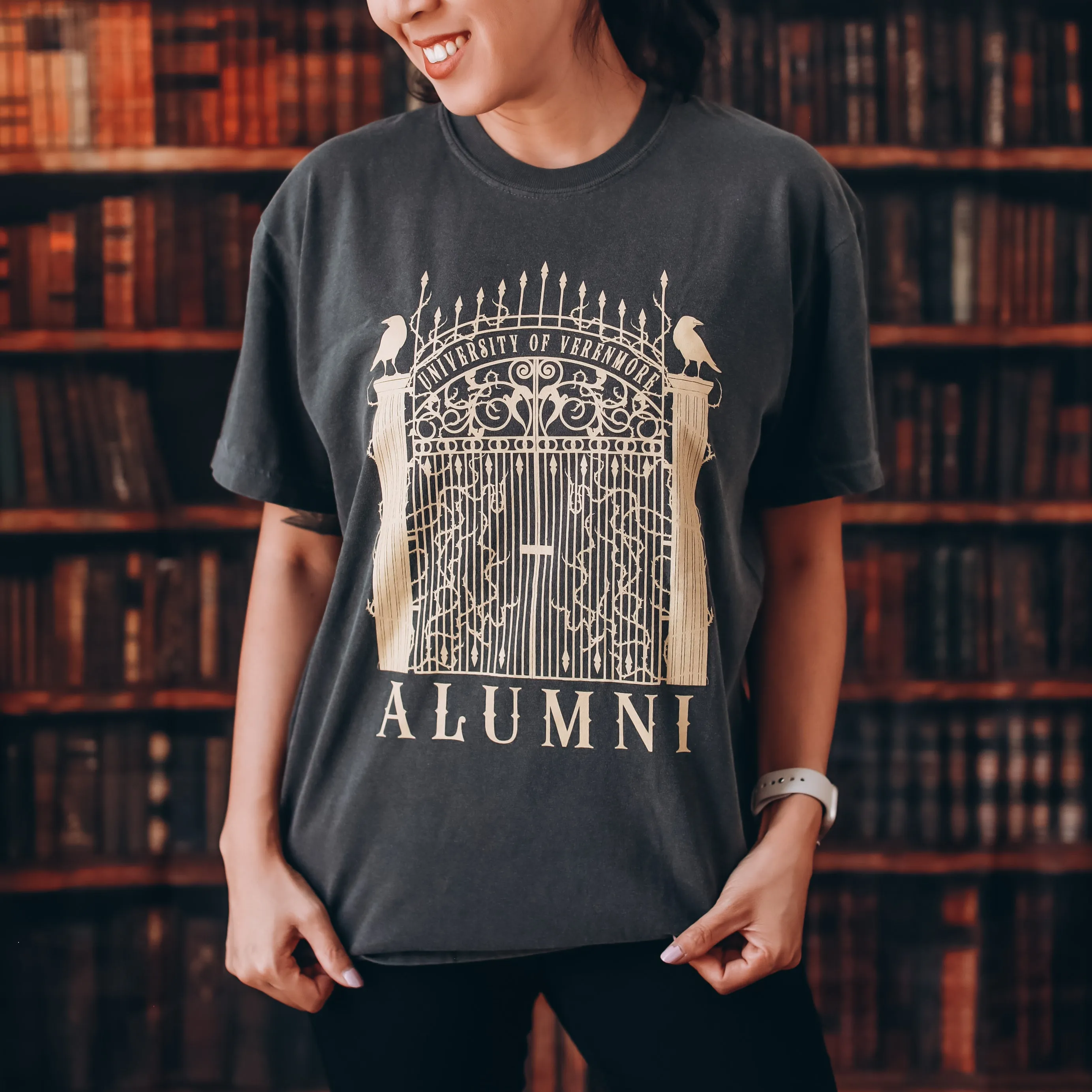 Gothikana Inspired Heavy Weight Tee sold by The Bookish Box