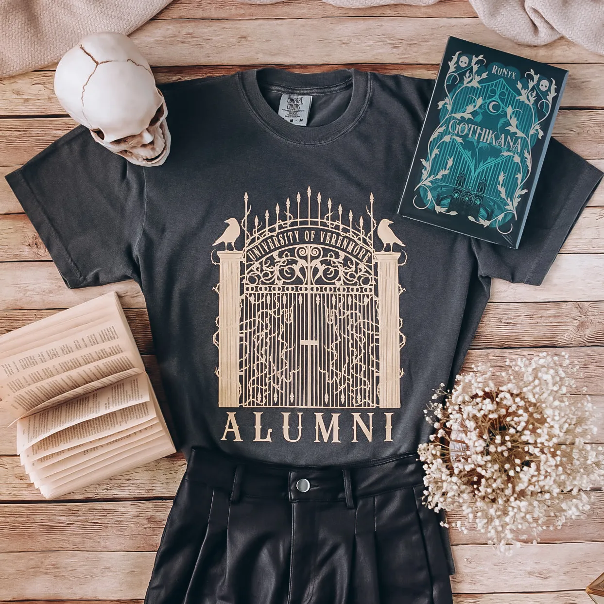 Gothikana Inspired Heavy Weight Tee sold by The Bookish Box product image thumbnail 3