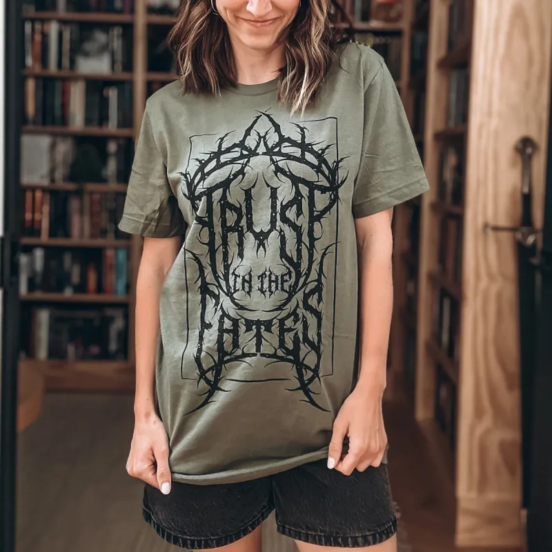 The Crown of Oaths and Curses Inspired Tee sold by The Bookish Box