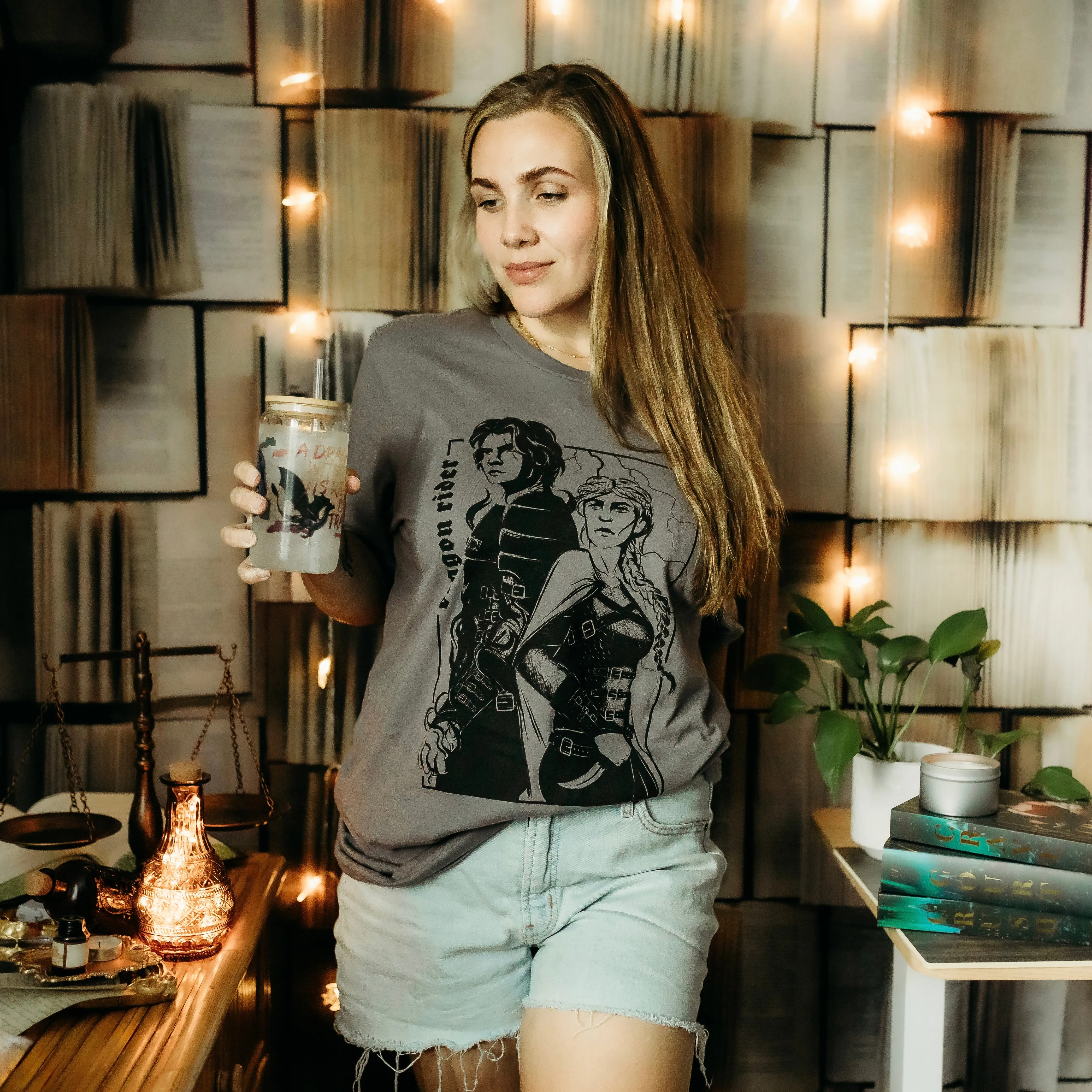 Fourth Wing Inspired: Dragon Riders Tee sold by The Bookish Box product image thumbnail 2