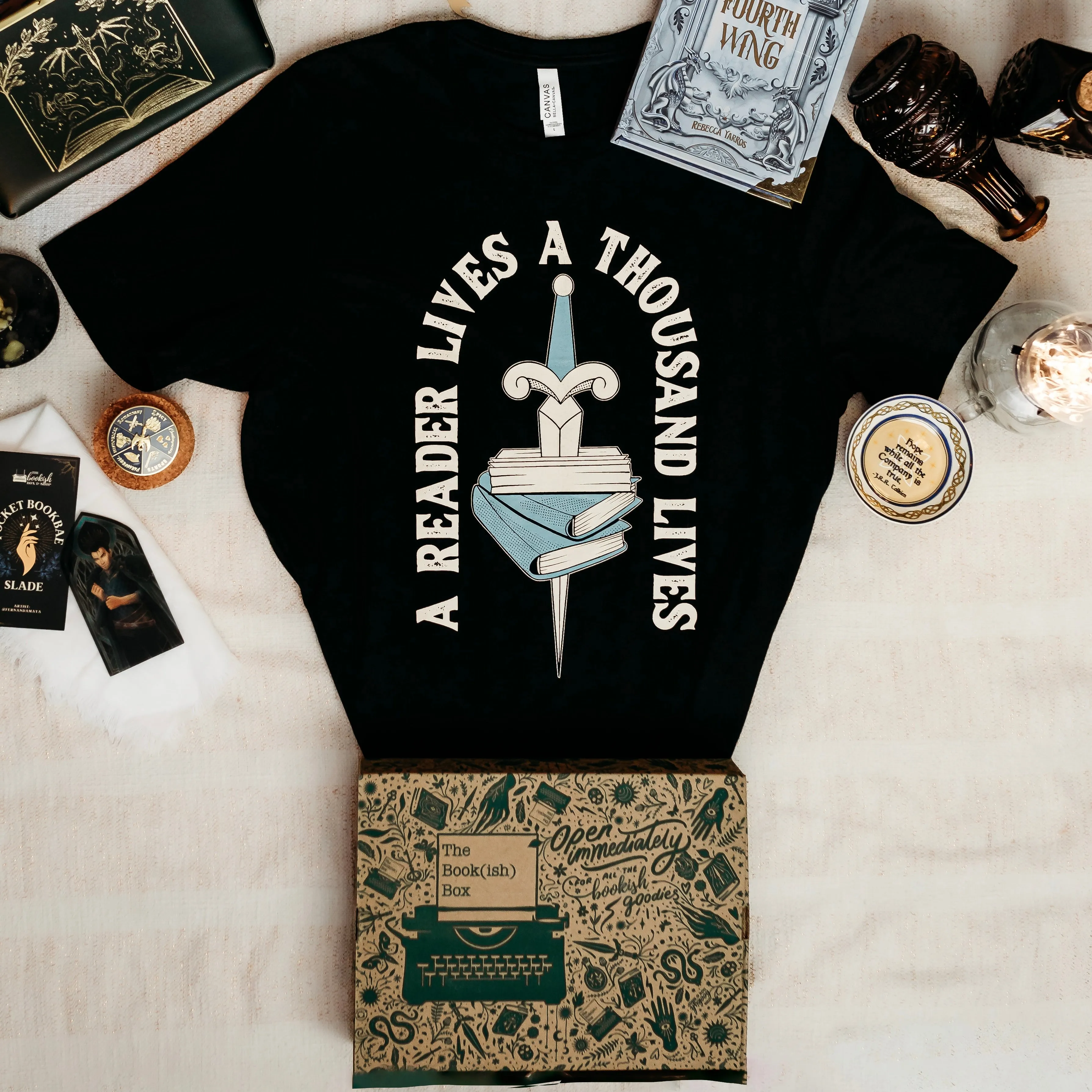 Game of Thrones Inspired: A Dance with Dragons Tee sold by The Bookish Box product image thumbnail 3