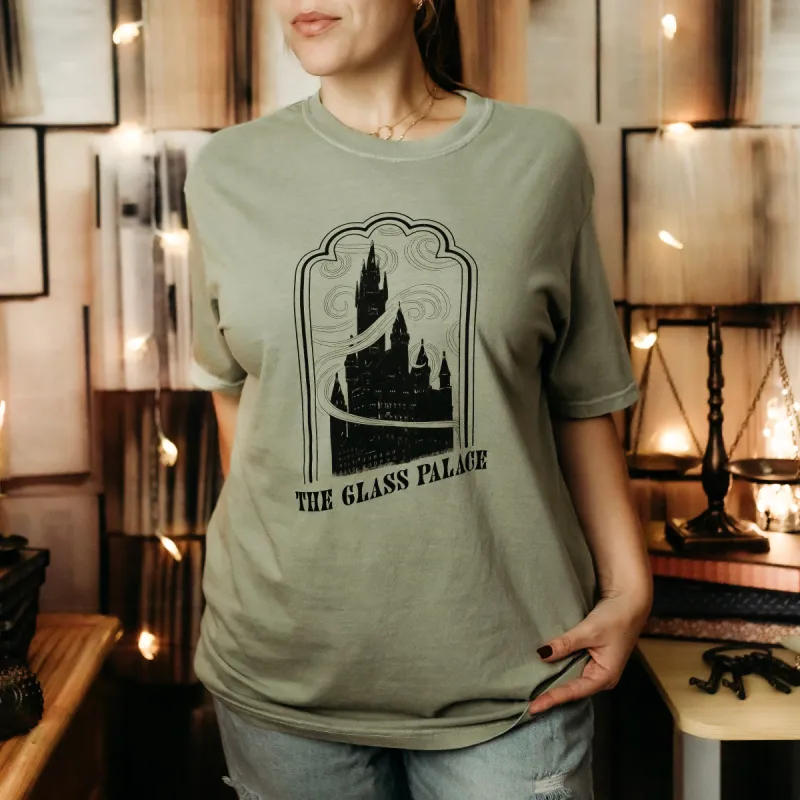 Throne of Glass Inspired: The Glass Palace Heavy Weight Tee sold by The Bookish Box