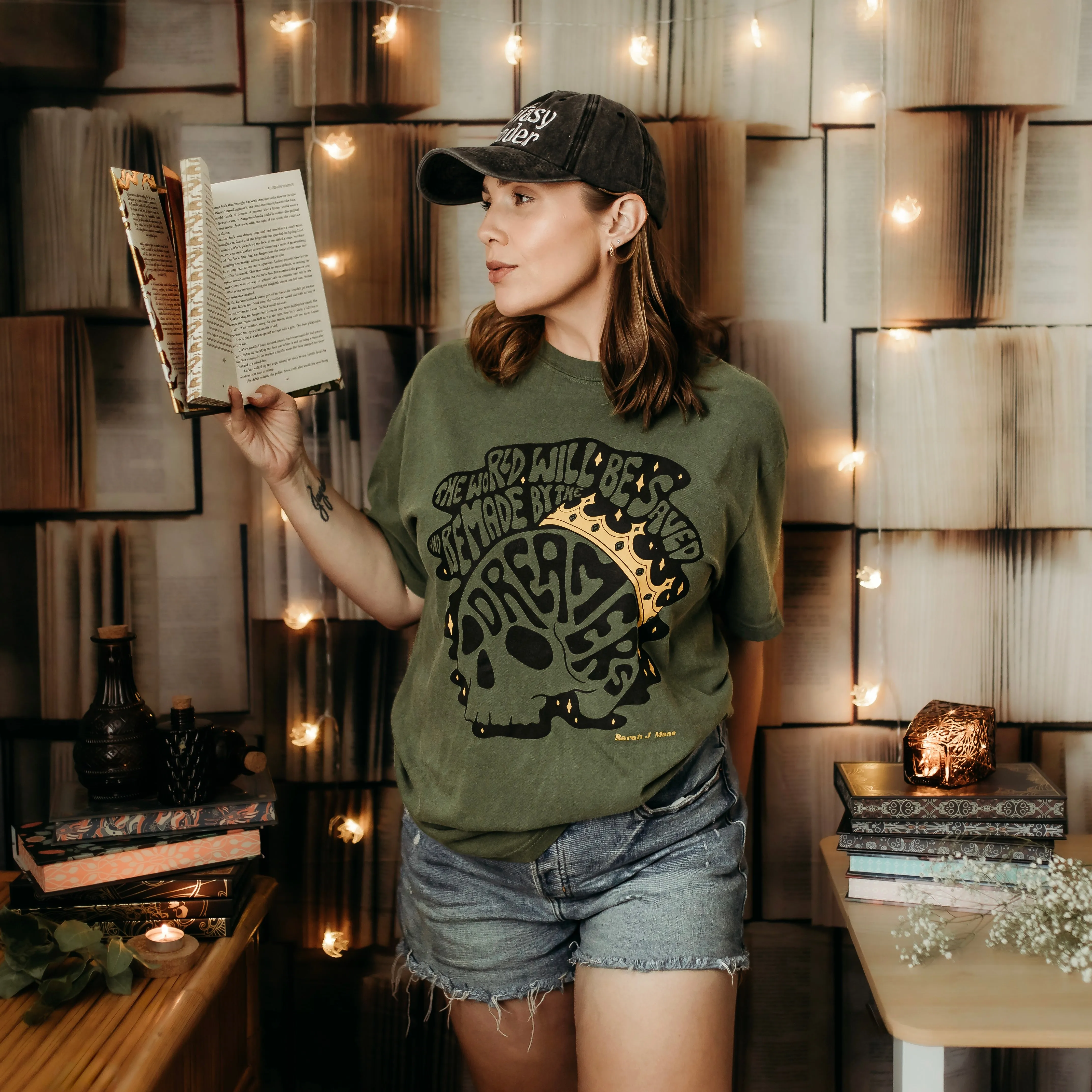 Throne of Glass Inspired: Remade by the Dreamers Heavy Weight Tee sold by The Bookish Box product image thumbnail 2