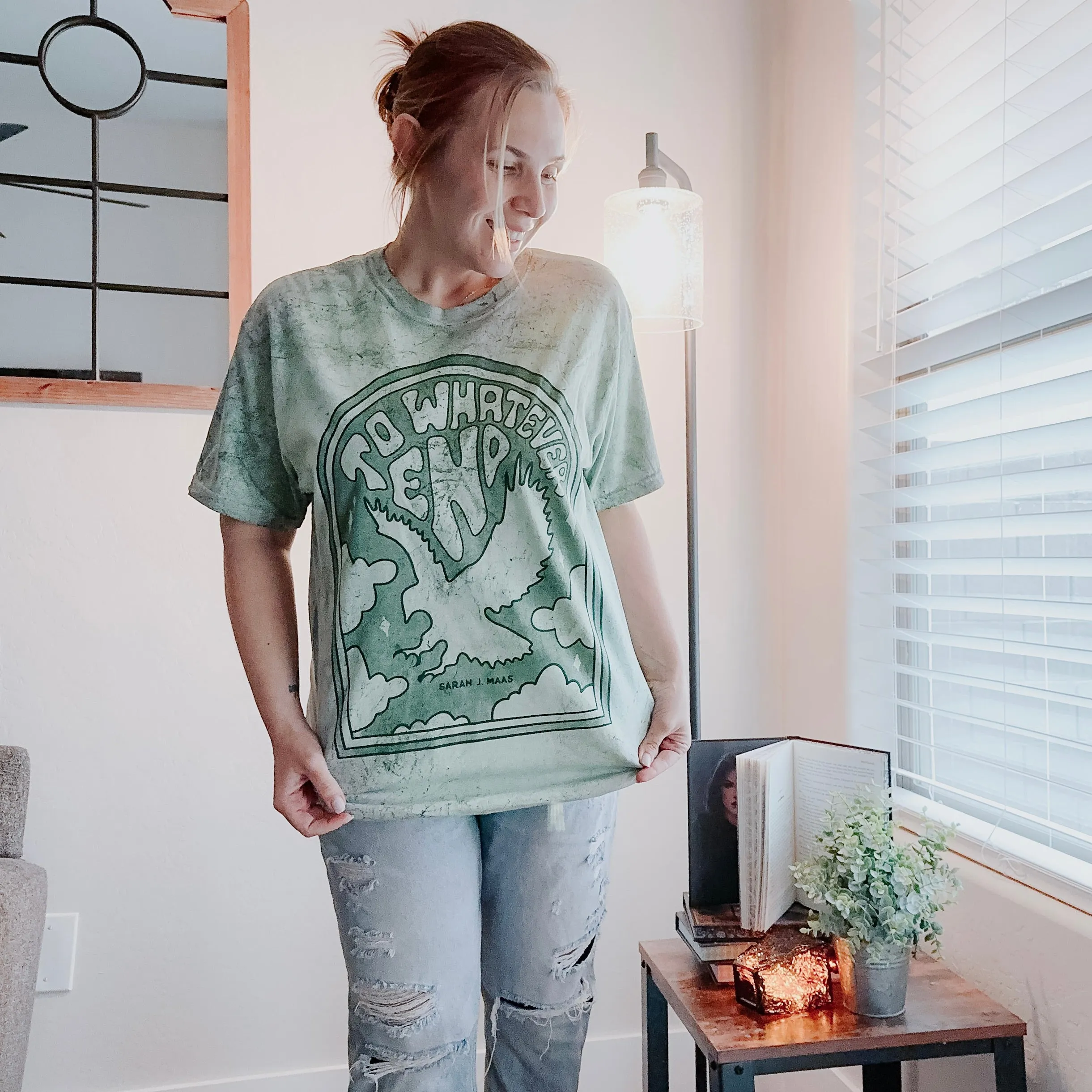 Throne of Glass Inspired: To Whatever End Heavy Weight Tee sold by The Bookish Box product image thumbnail 3