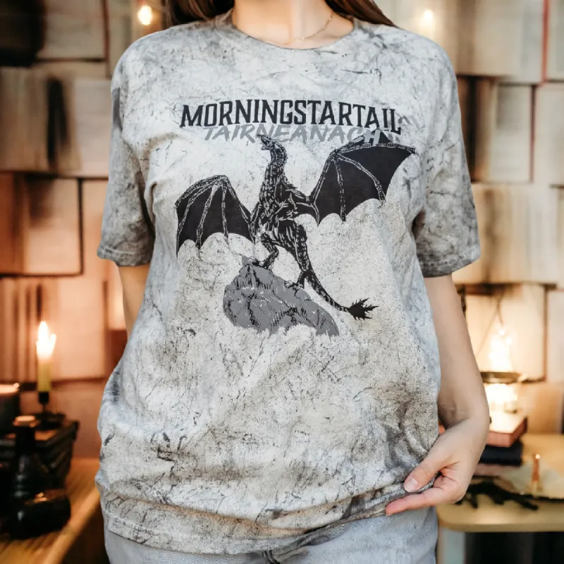 Fourth Wing Inspired: Morningstartail Heavy Weight Tee sold by The Bookish Box