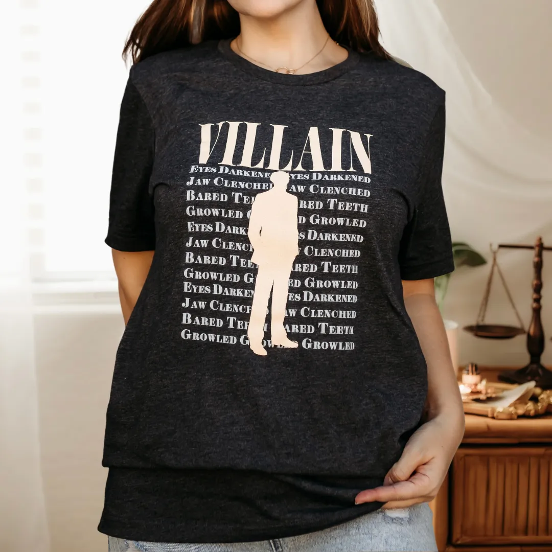 Villain Tee sold by The Bookish Box