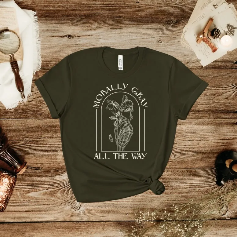 Morally Gray All The Way Tee sold by The Bookish Box product image thumbnail 4