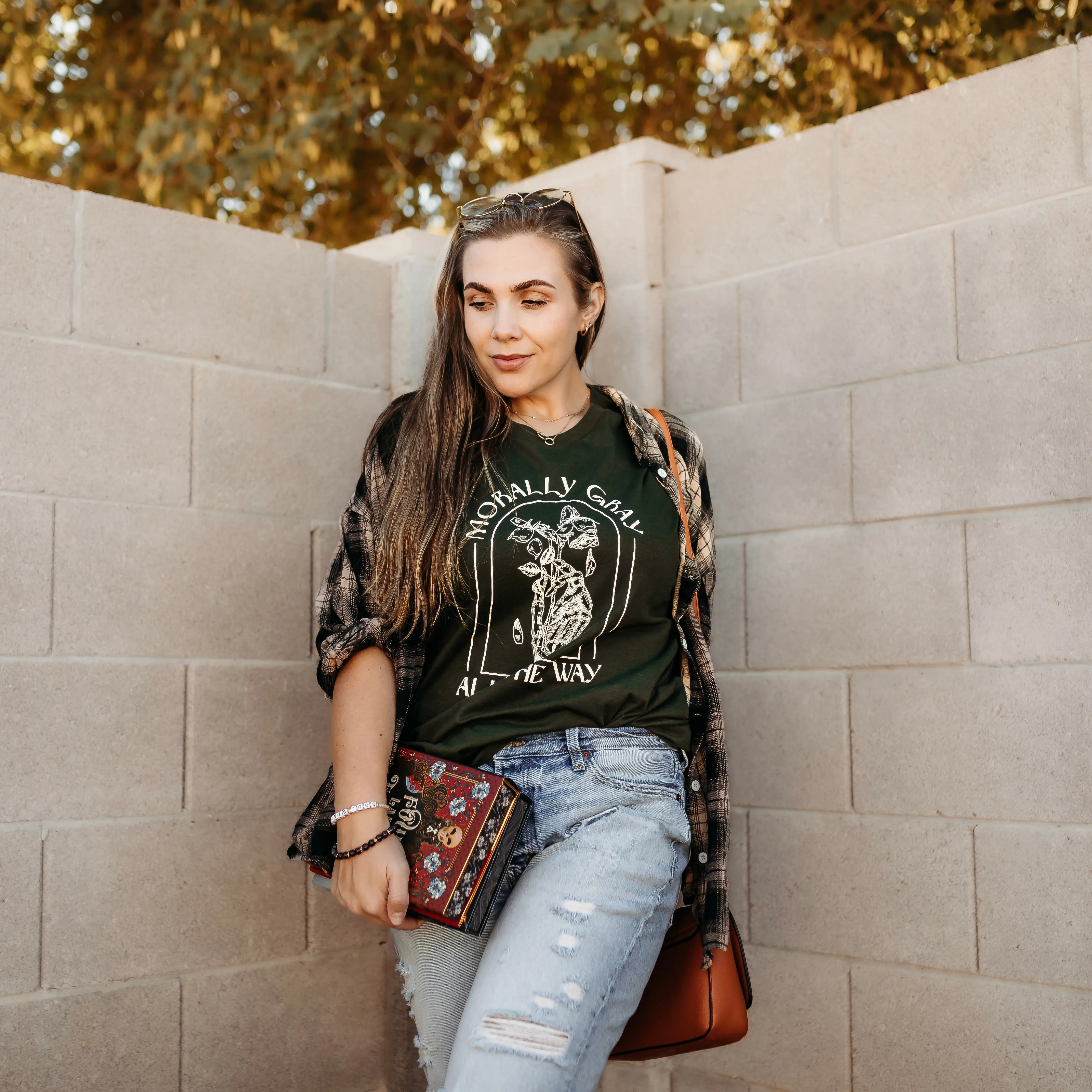 Morally Gray All The Way Tee sold by The Bookish Box product image thumbnail 3