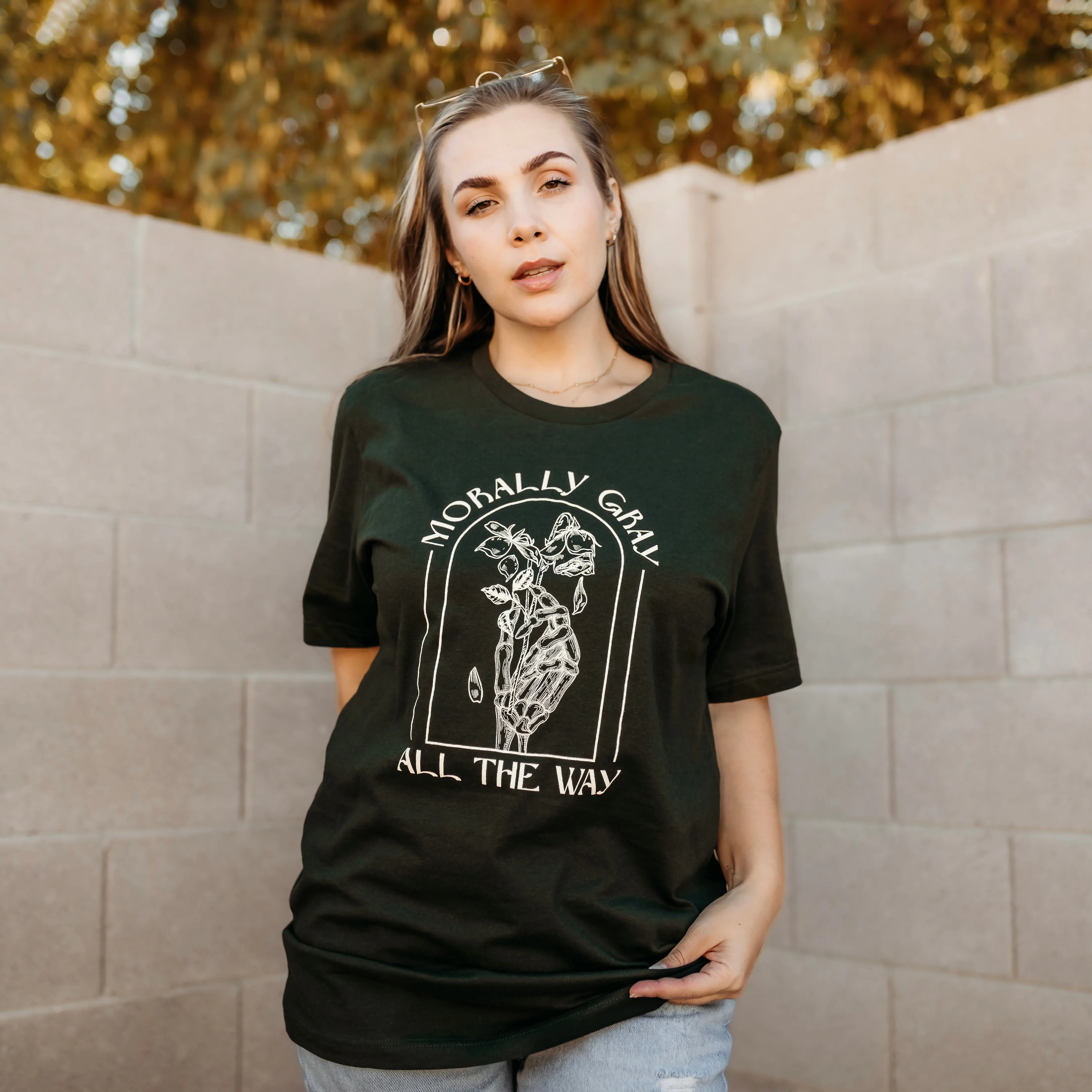 Morally Gray All The Way Tee sold by The Bookish Box product image thumbnail 2