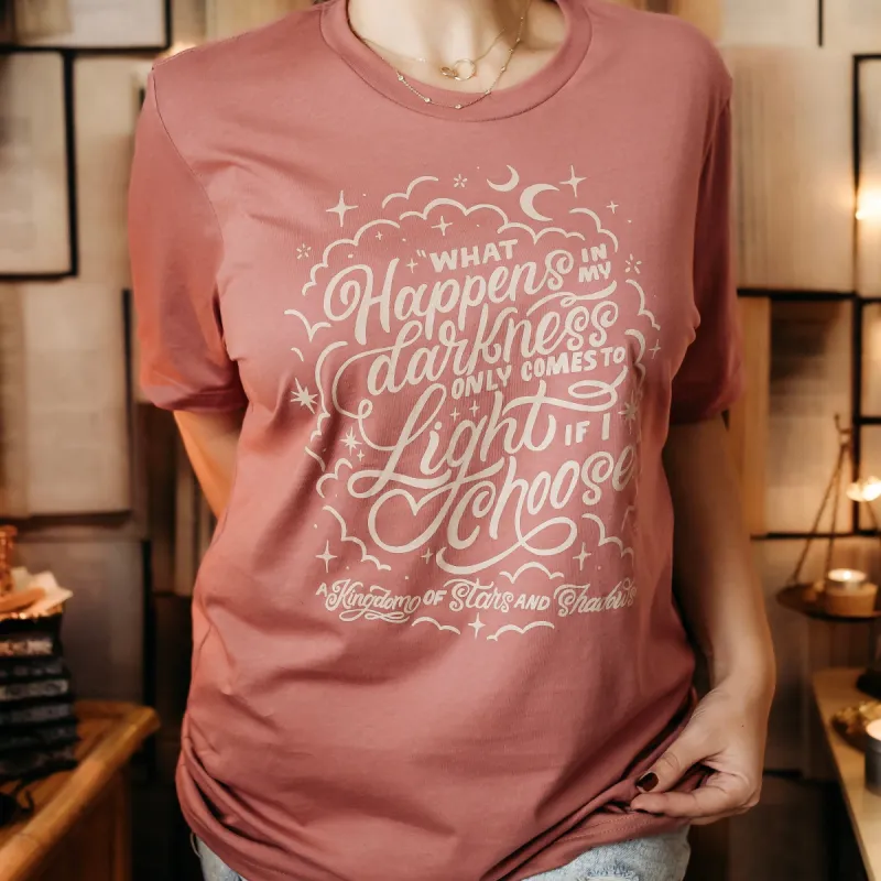 A Kingdom of Stars & Shadows Inspired Tee sold by The Bookish Box