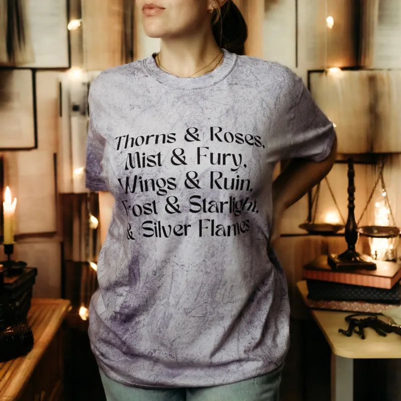 A Court of Thorns and Roses Inspired: A Court of Titles Heavy Weight Tee sold by The Bookish Box