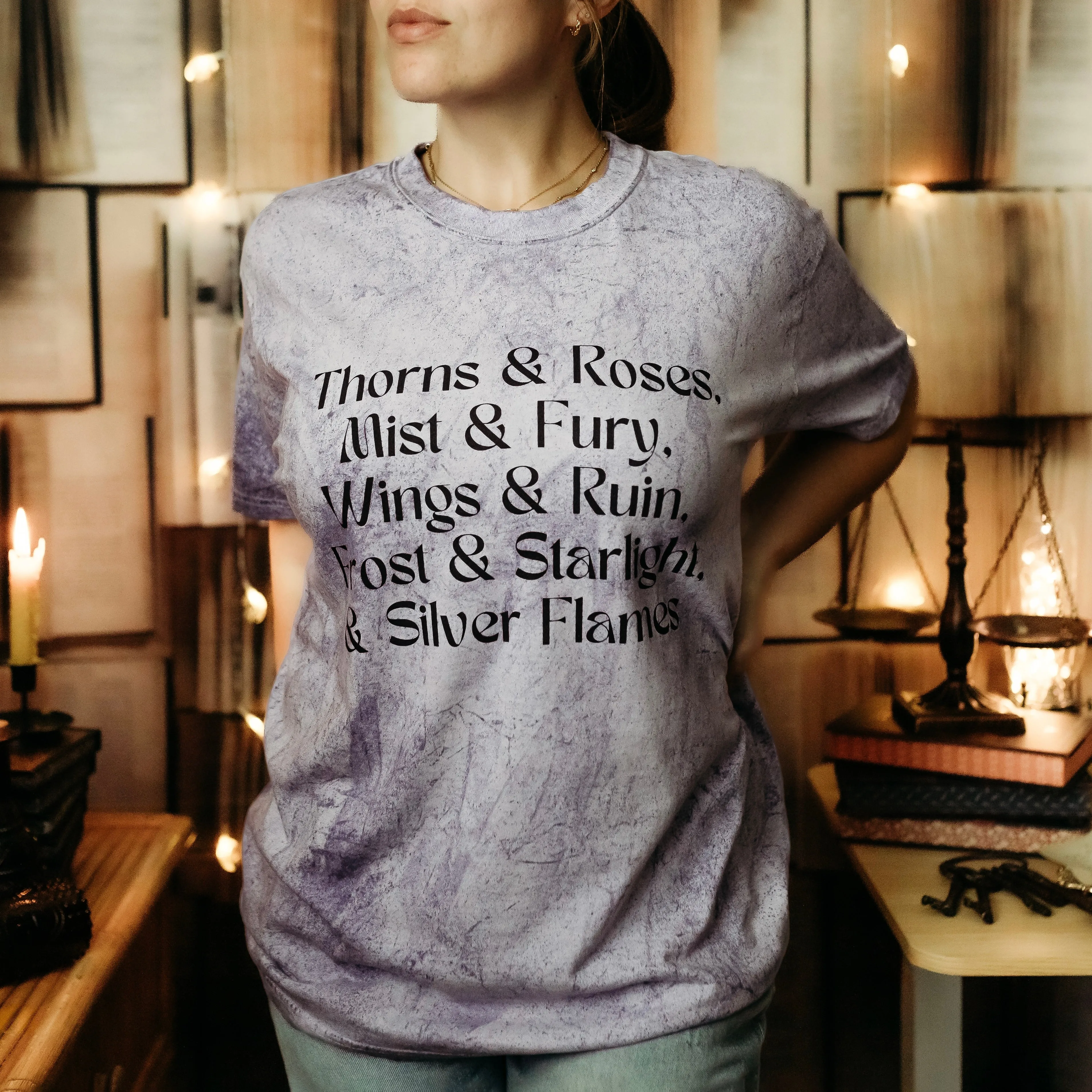 A Court of Thorns and Roses Inspired: A Court of Titles Heavy Weight Tee sold by The Bookish Box