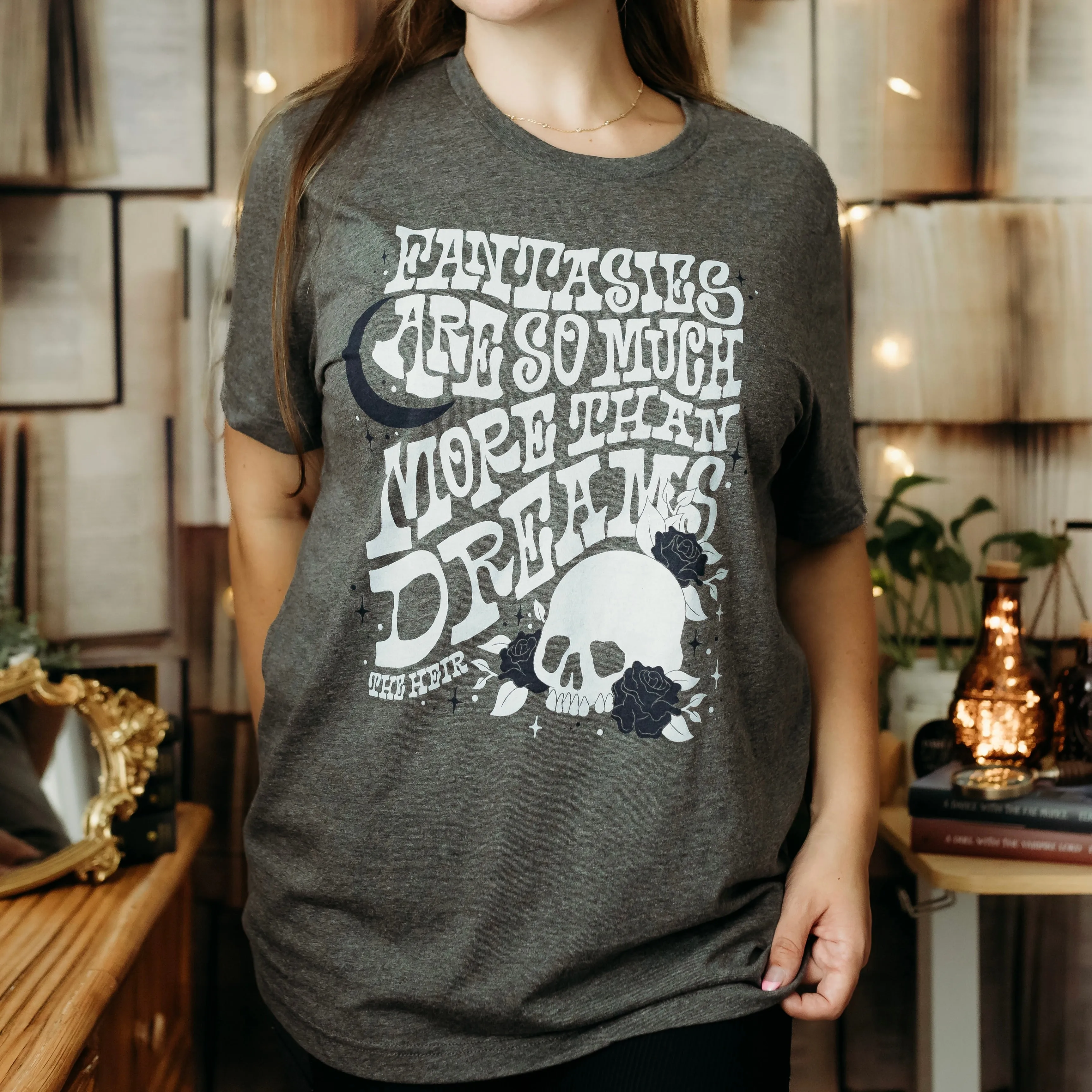 Kingmakers Inspired: Fantasies Tee sold by The Bookish Box