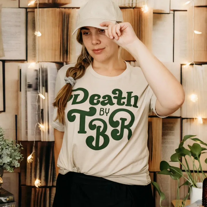 Death by TBR Tee sold by The Bookish Box