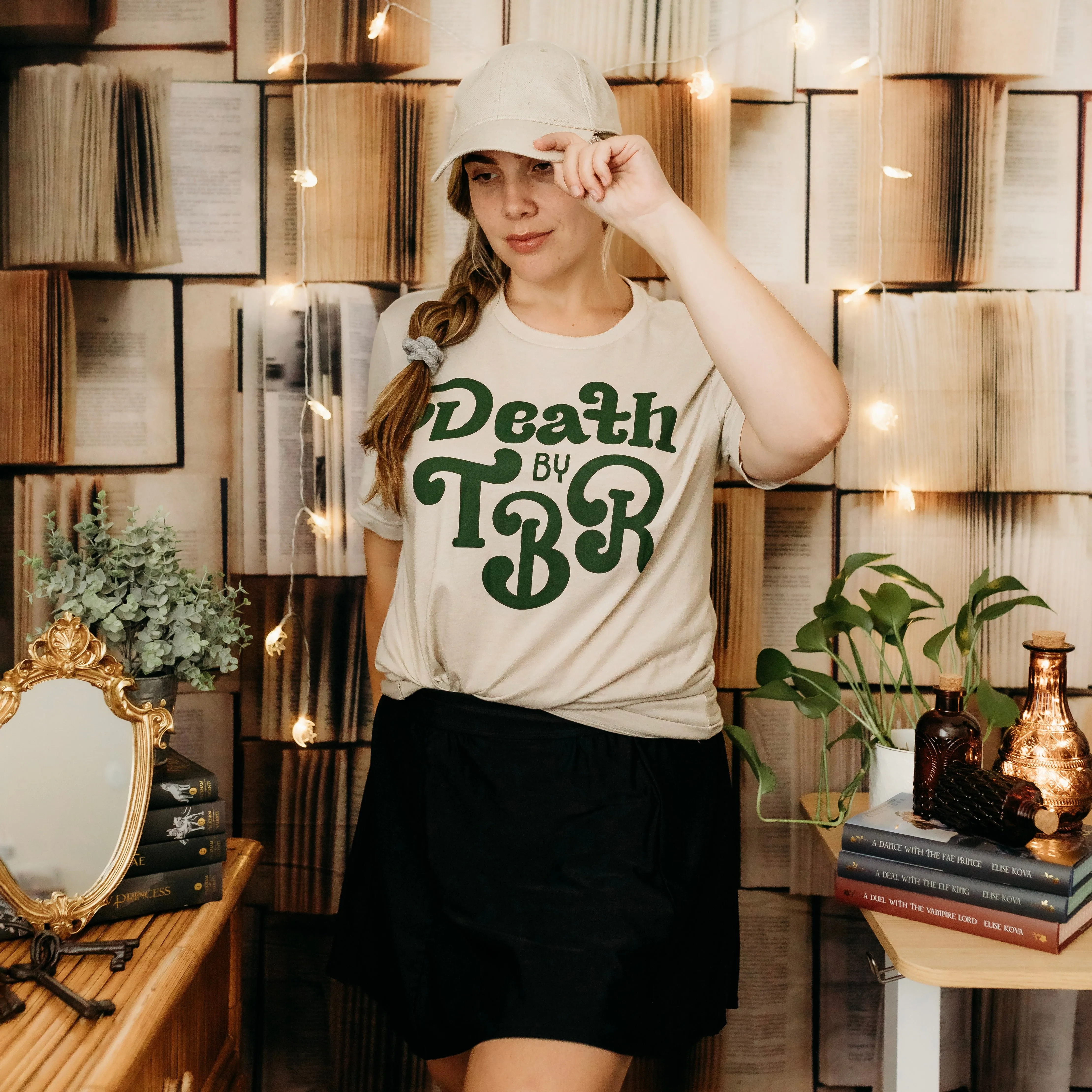 Death by TBR Tee sold by The Bookish Box product image thumbnail 3