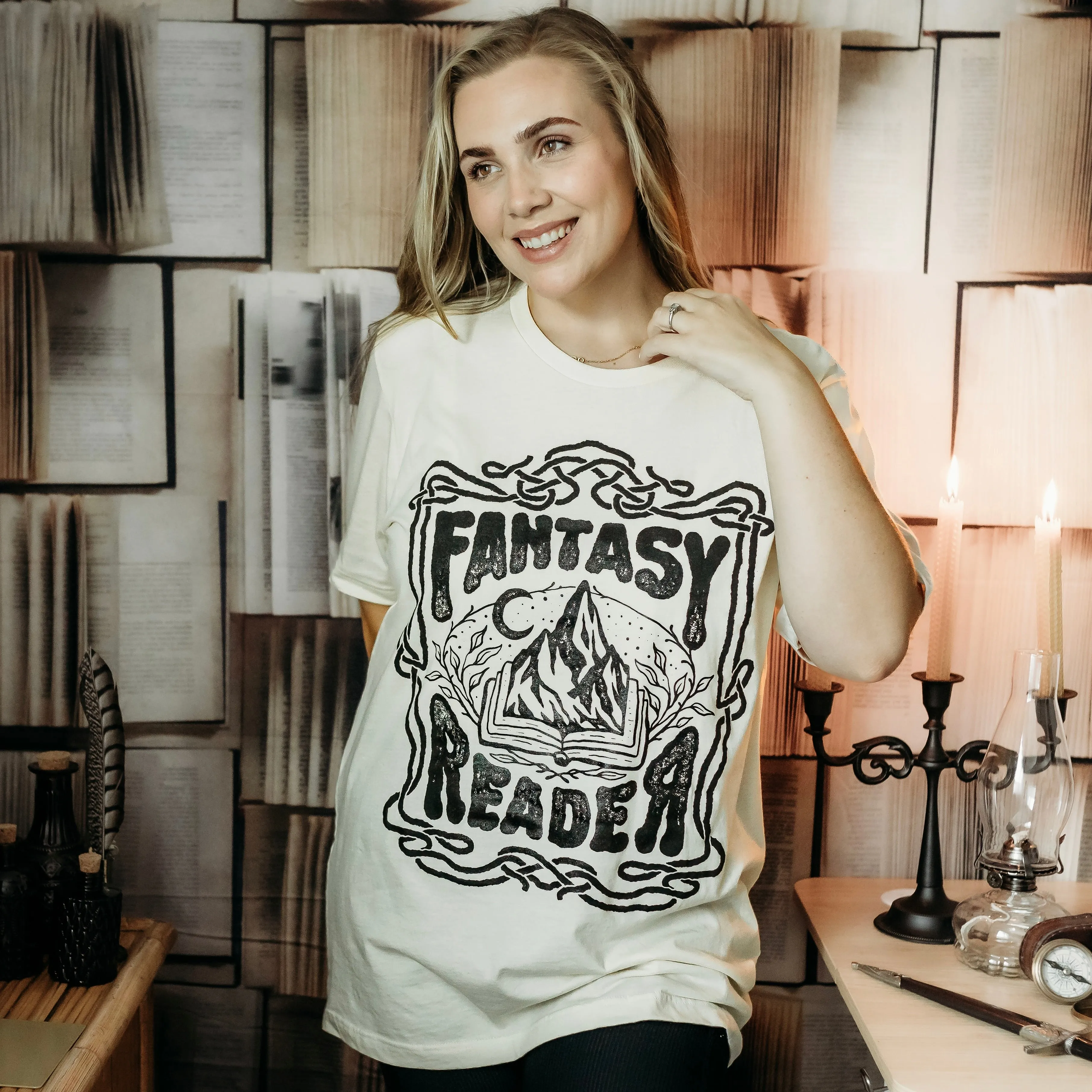Fantasy Reader Tee sold by The Bookish Box product image thumbnail 2