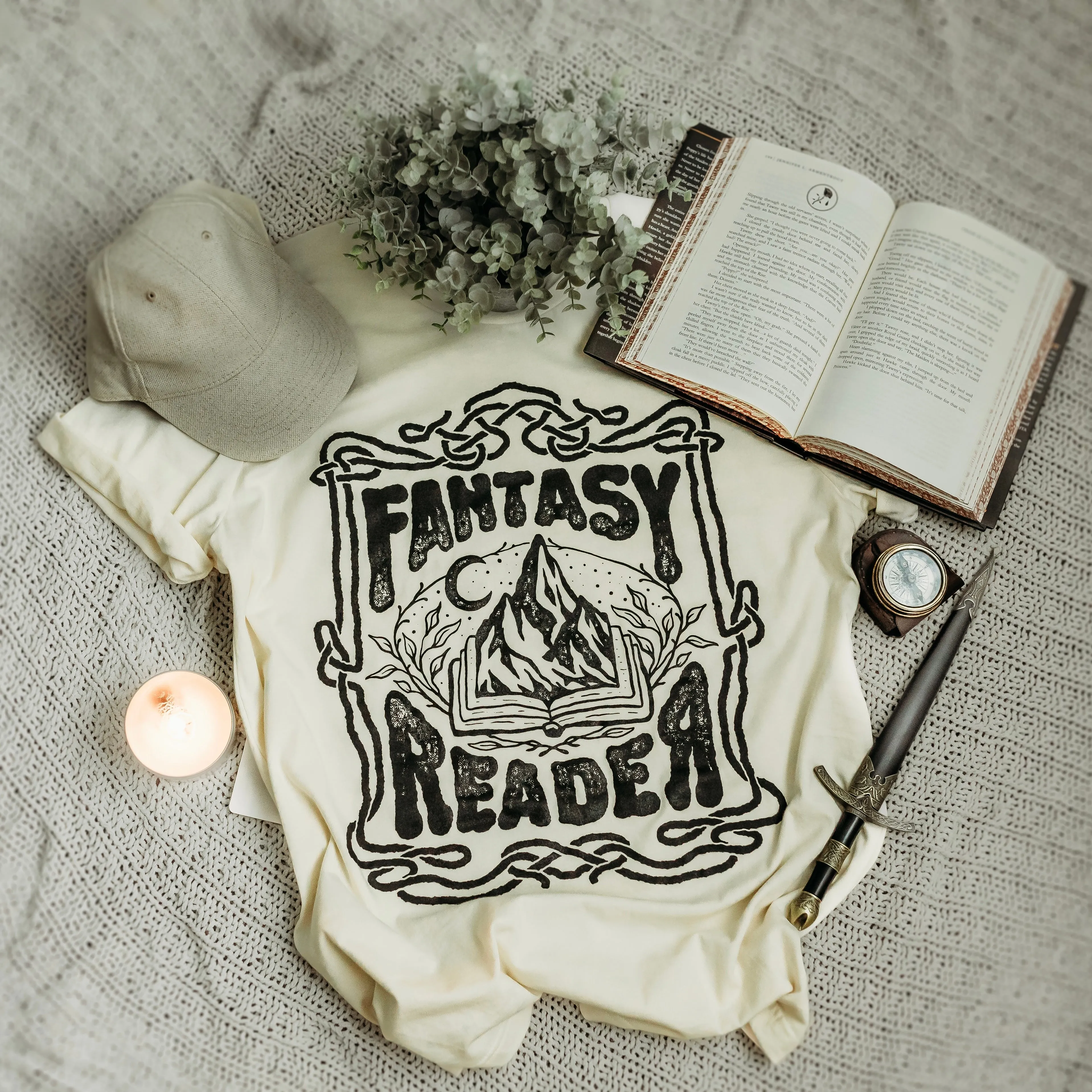 Fantasy Reader Tee sold by The Bookish Box product image thumbnail 3