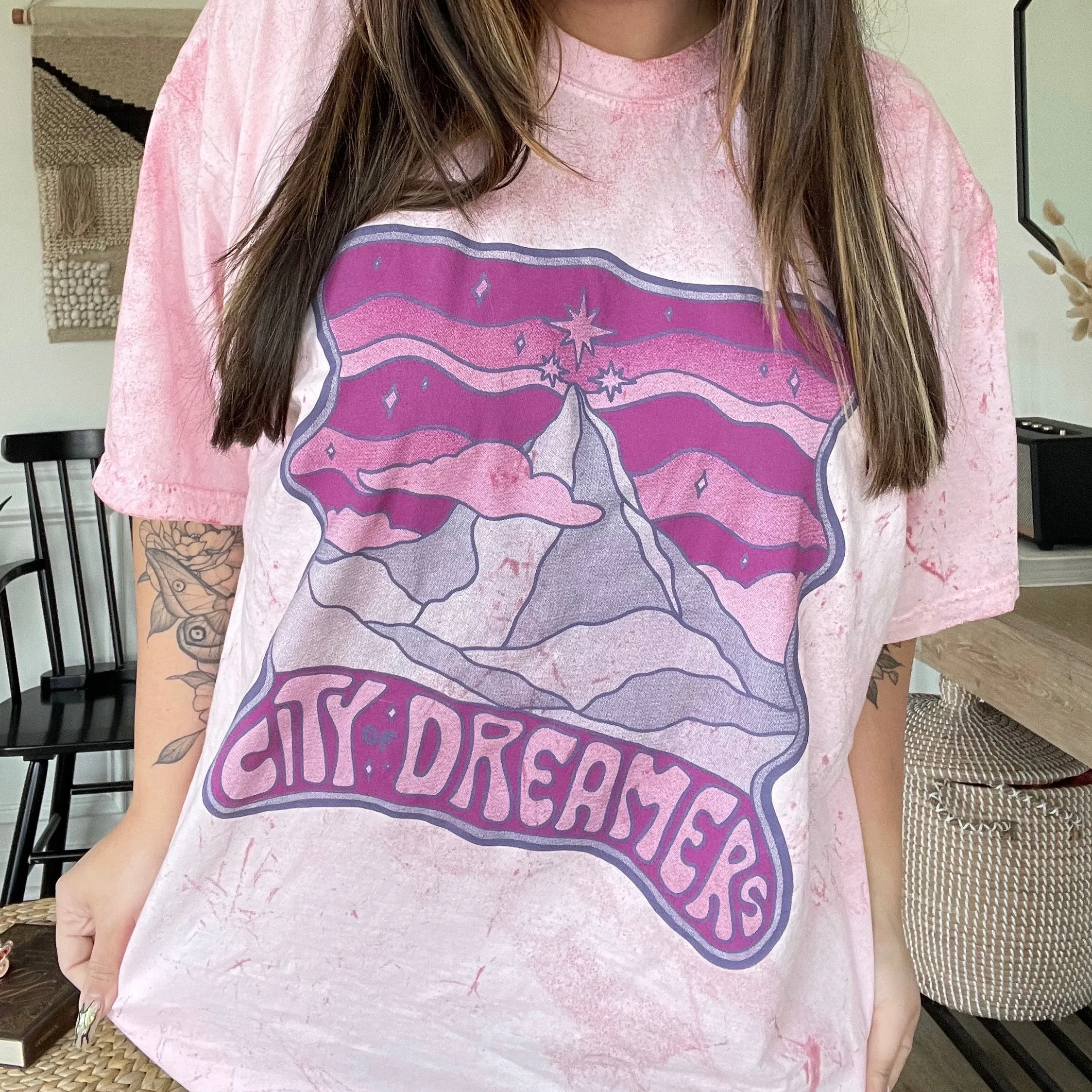 A Court of Thorns and Roses Inspired: City of Dreamers Heavy Weight Tee sold by The Bookish Box product image thumbnail 2