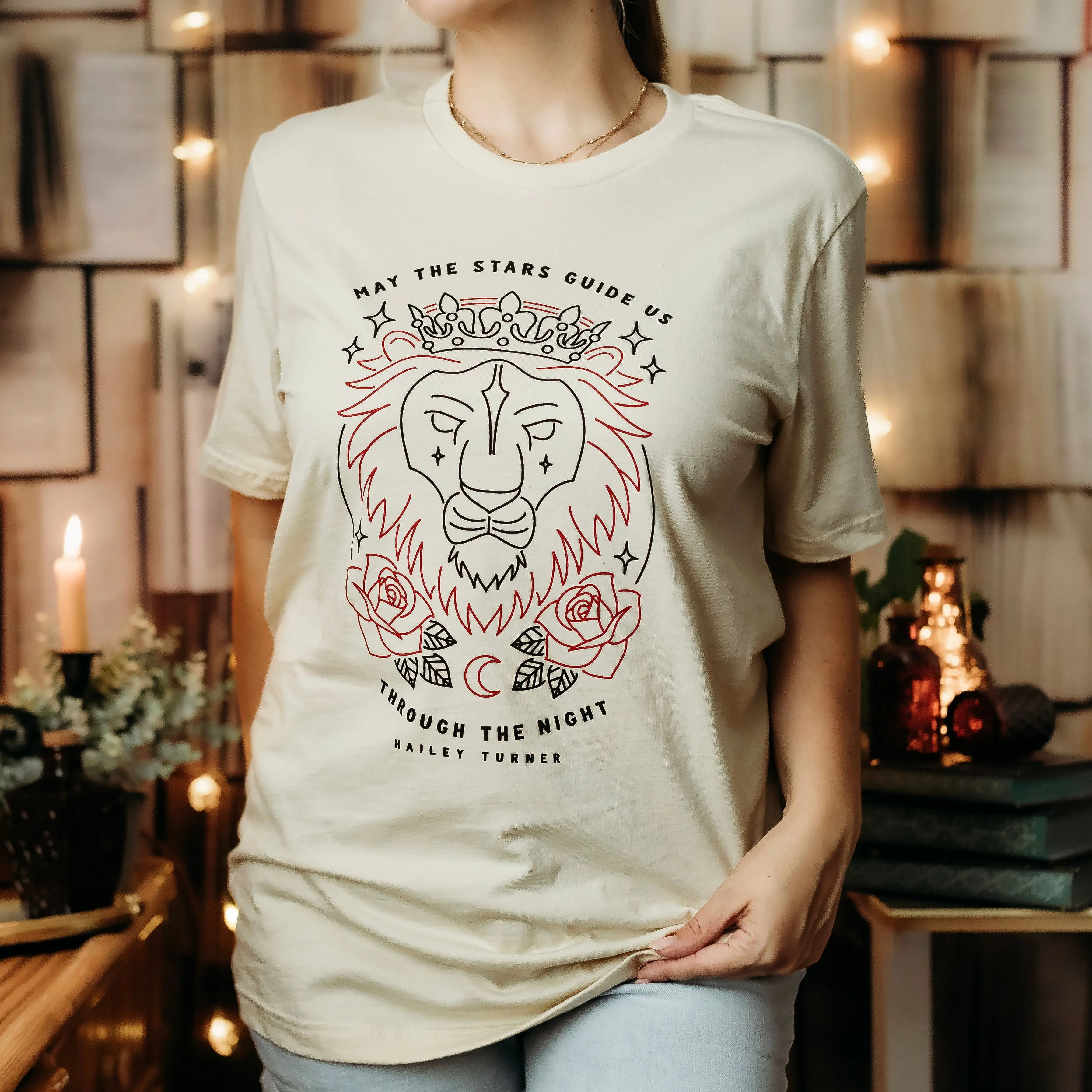 The Prince's Poisoned Vow Inspired: Stars Guide Us Tee sold by The Bookish Box product image thumbnail 2