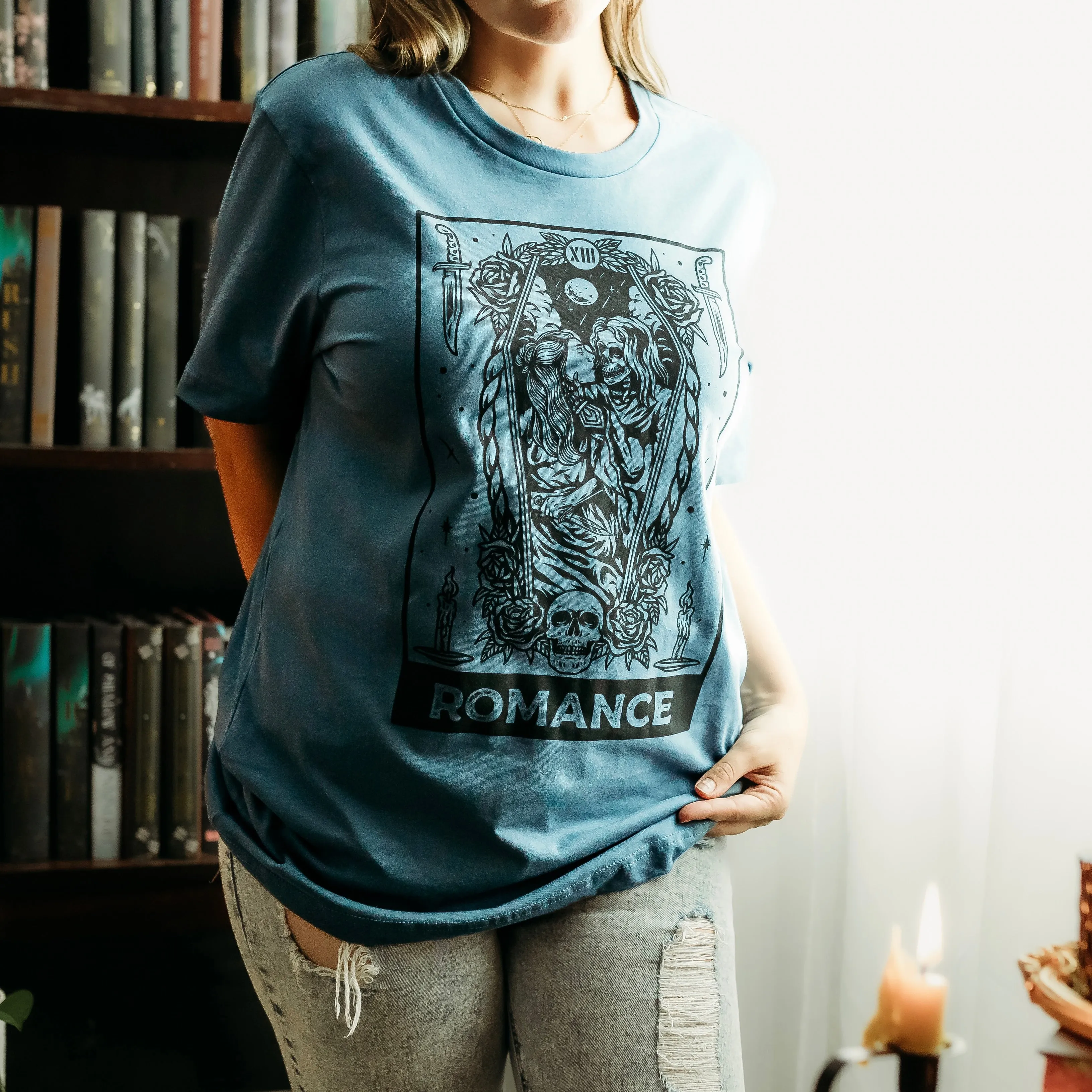 River of Shadows Inspired: Romance Tee sold by The Bookish Box product image thumbnail 2