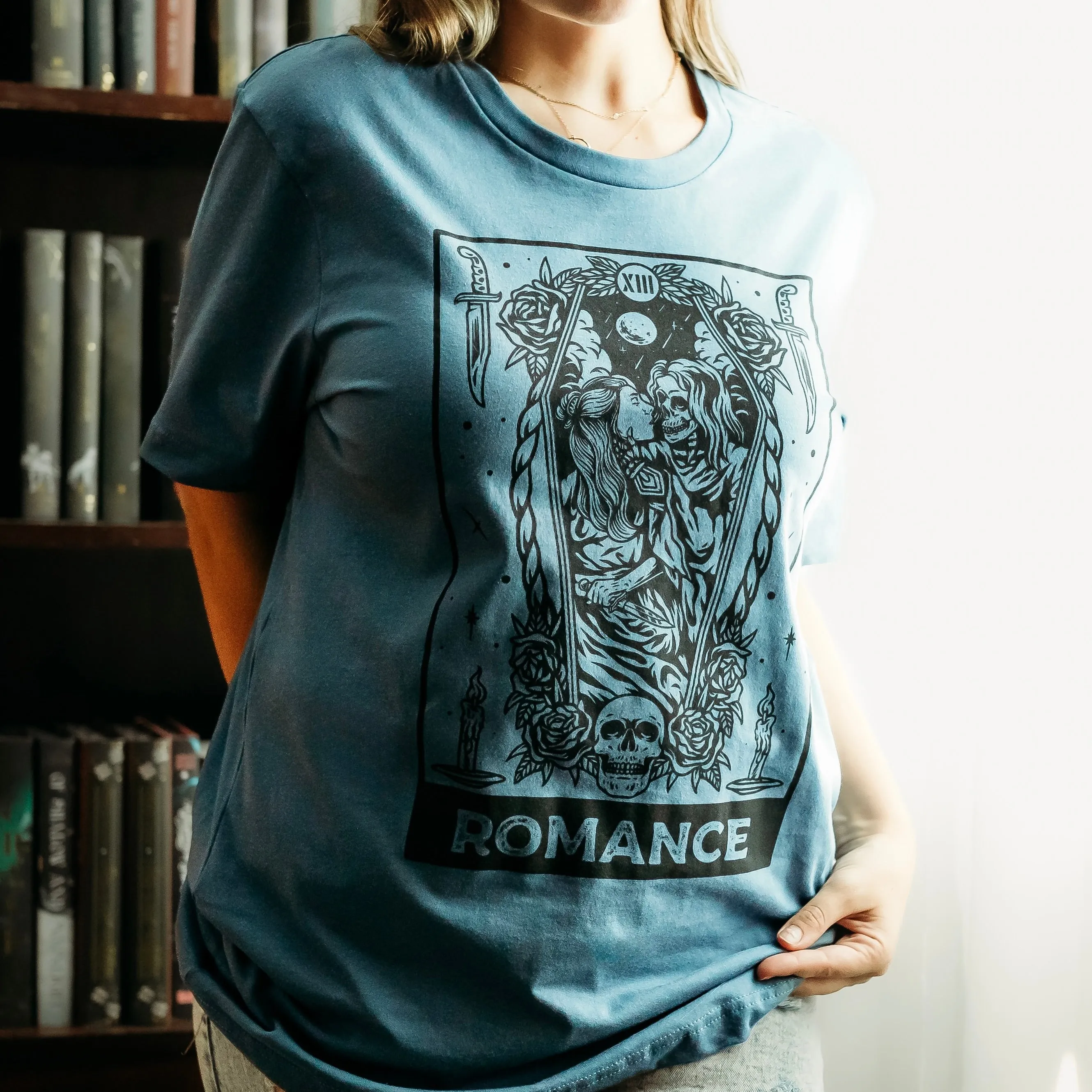 River of Shadows Inspired: Romance Tee sold by The Bookish Box