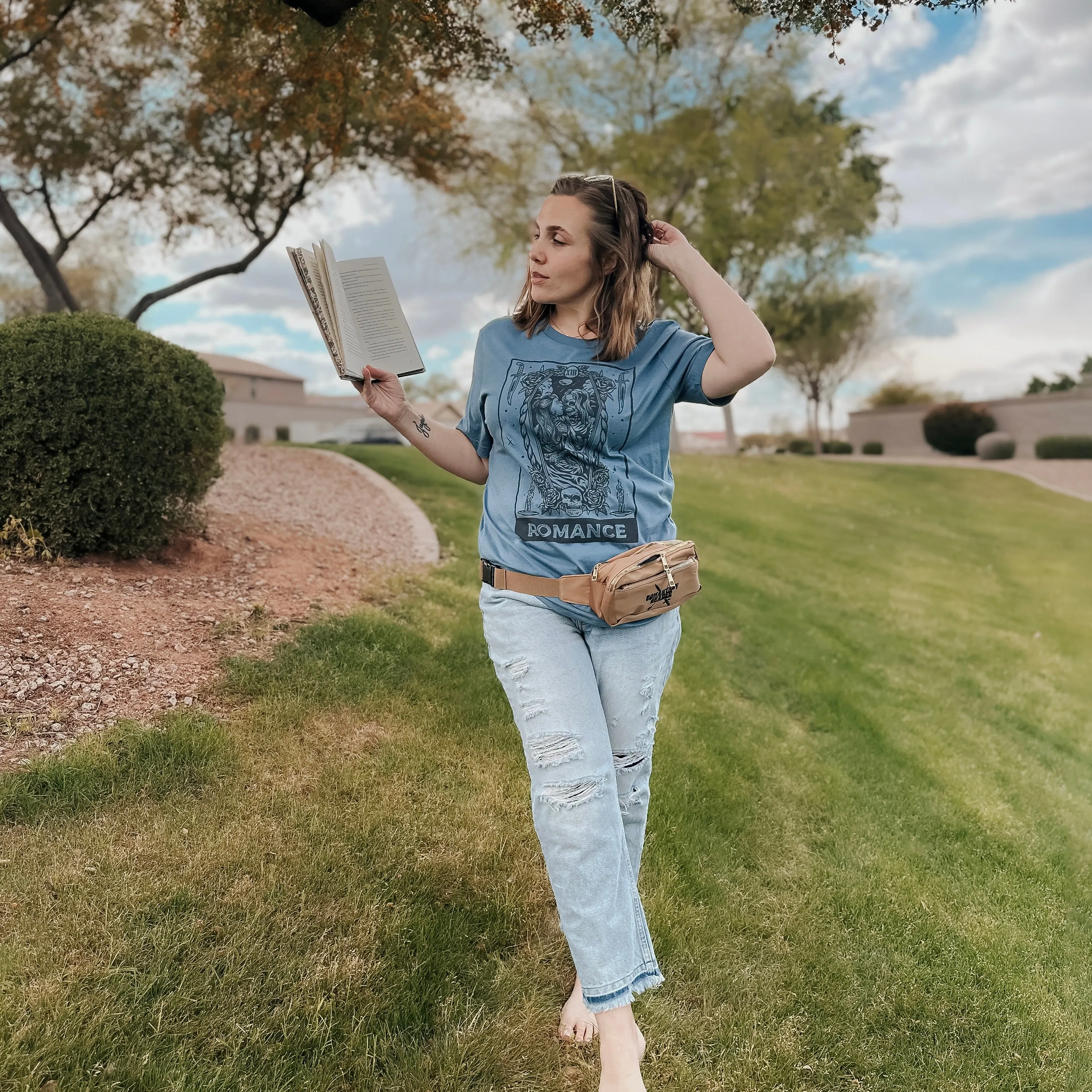 River of Shadows Inspired: Romance Tee sold by The Bookish Box product image thumbnail 4