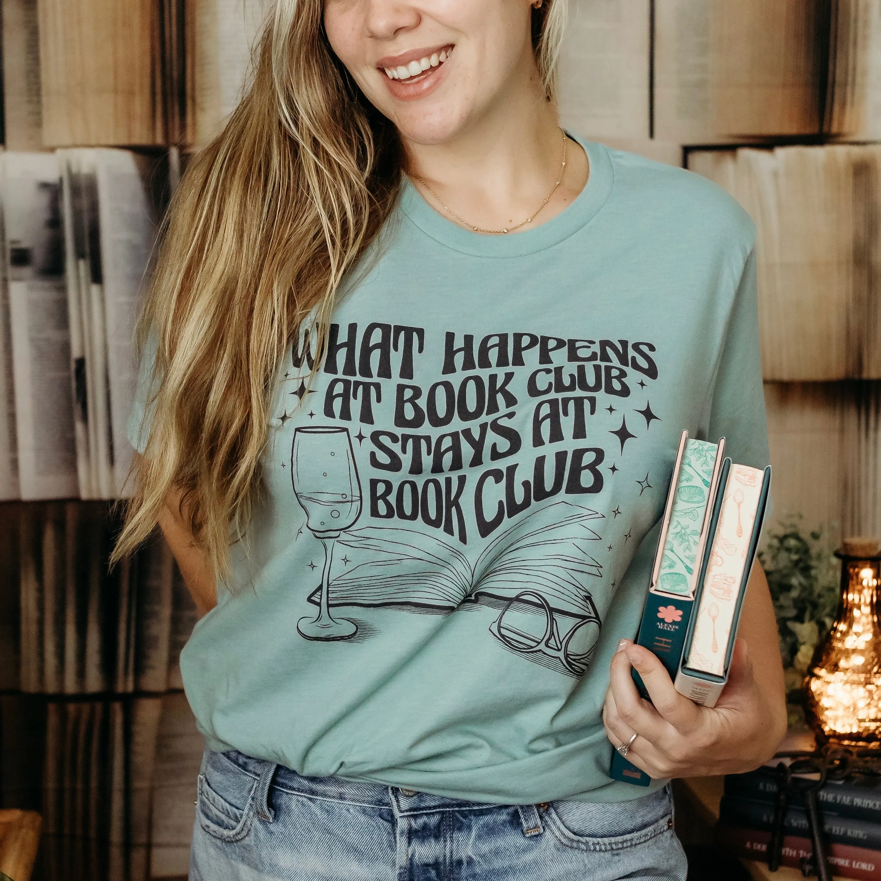 Stays at Book Club Tee sold by The Bookish Box