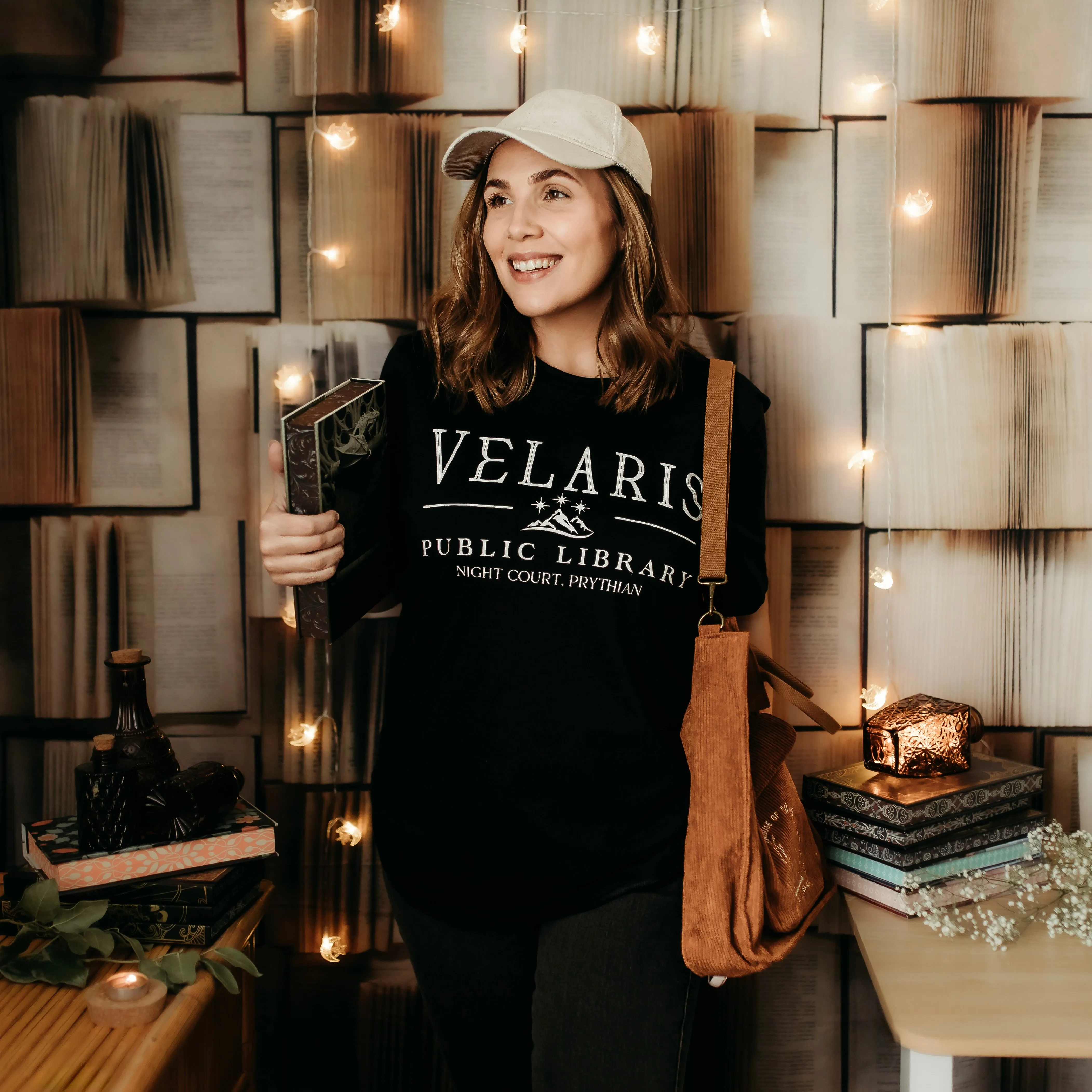 Velaris Public Library Tee sold by The Bookish Box product image thumbnail 2