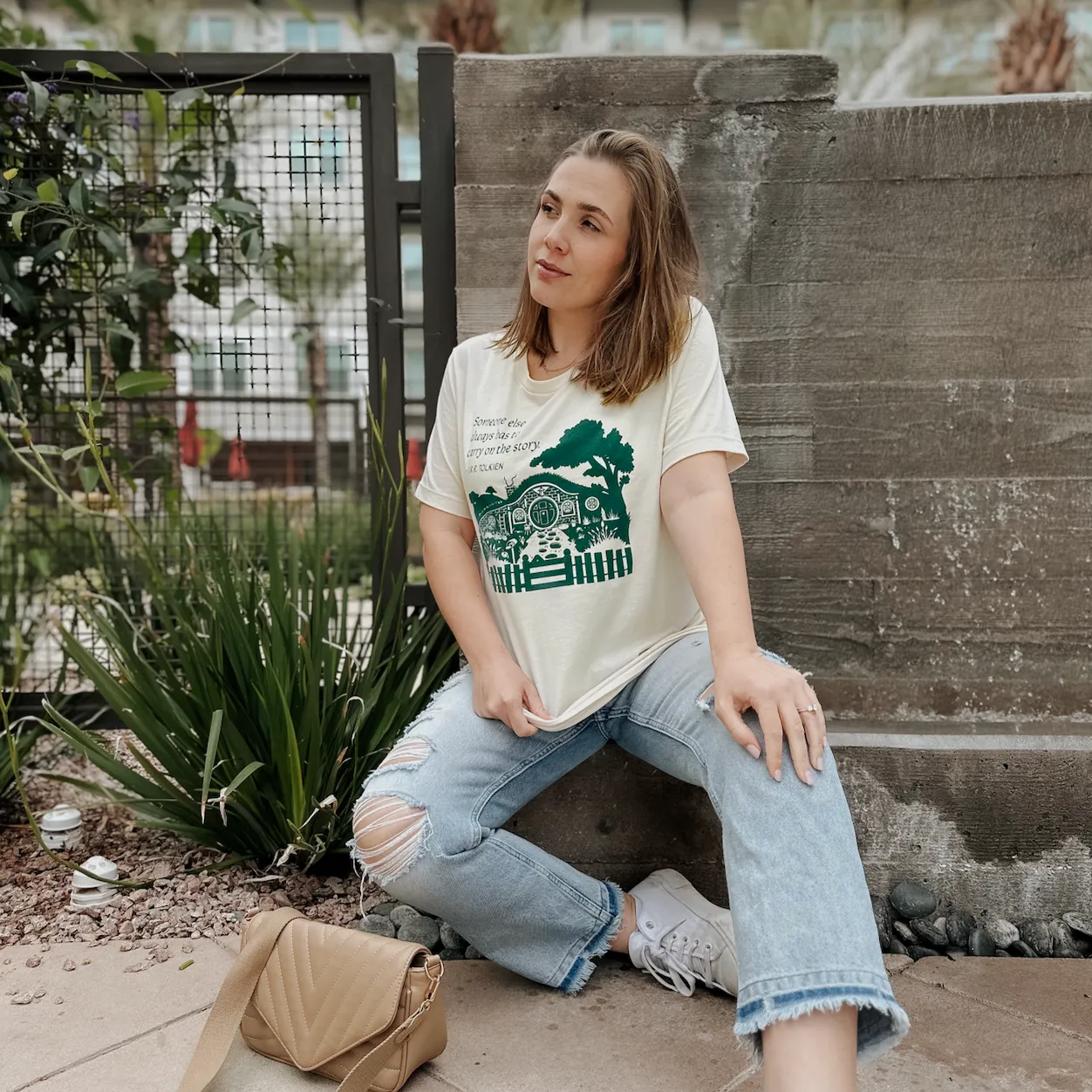 Carry the Story Tee sold by The Bookish Box product image thumbnail 3