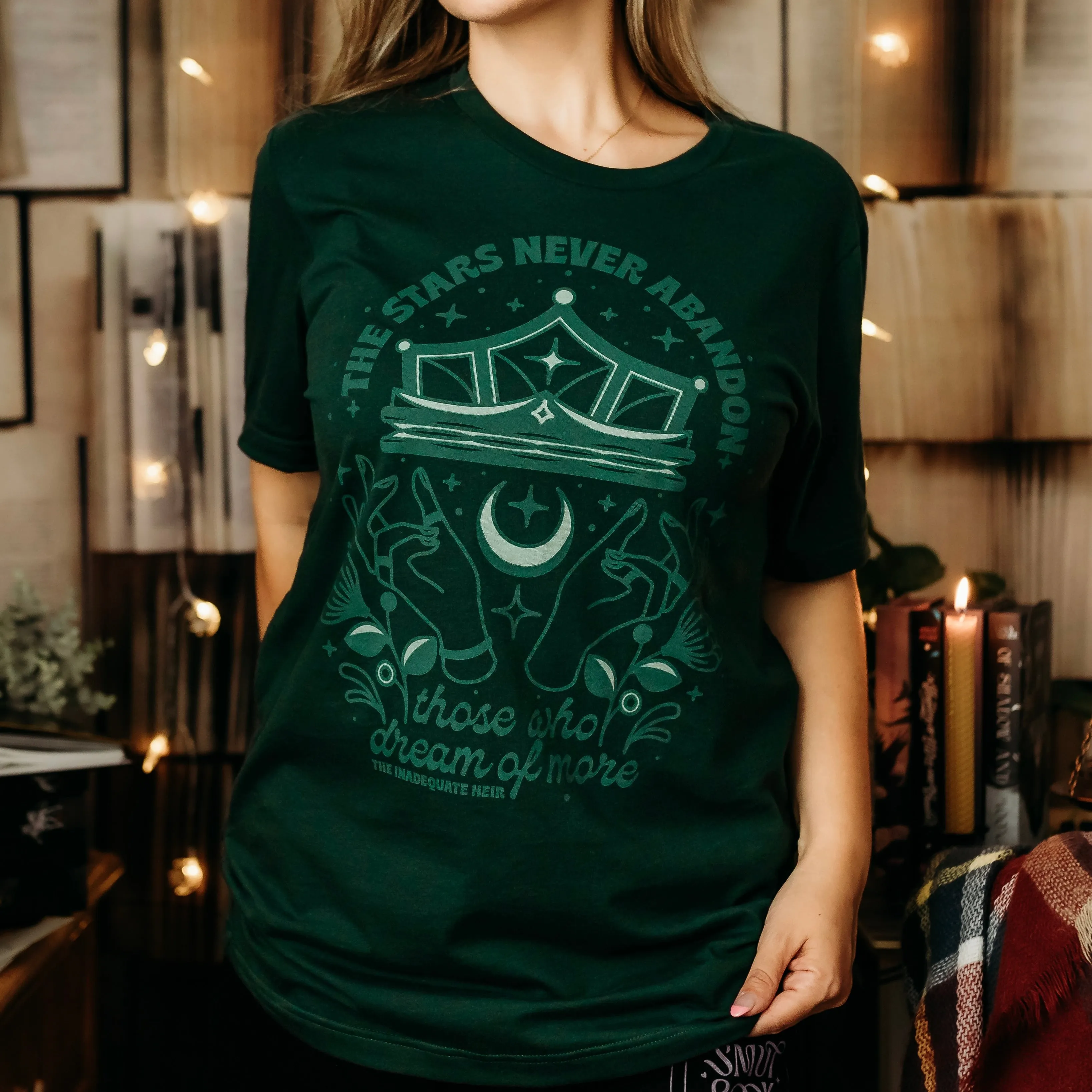 The Inadequate Heir Inspired: The Stars Never Abandon Tee sold by The Bookish Box product image thumbnail 2