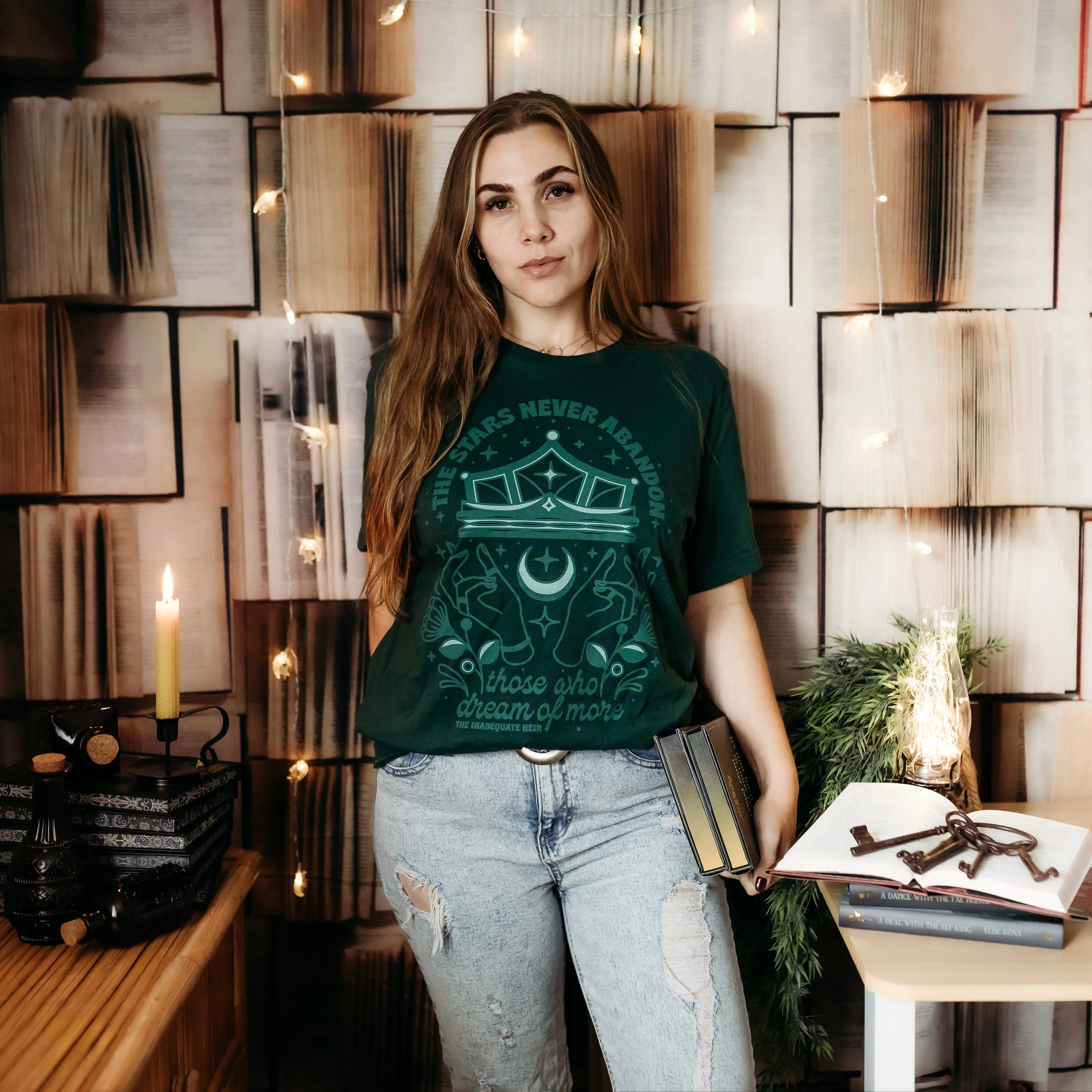 The Inadequate Heir Inspired: The Stars Never Abandon Tee sold by The Bookish Box product image thumbnail 3