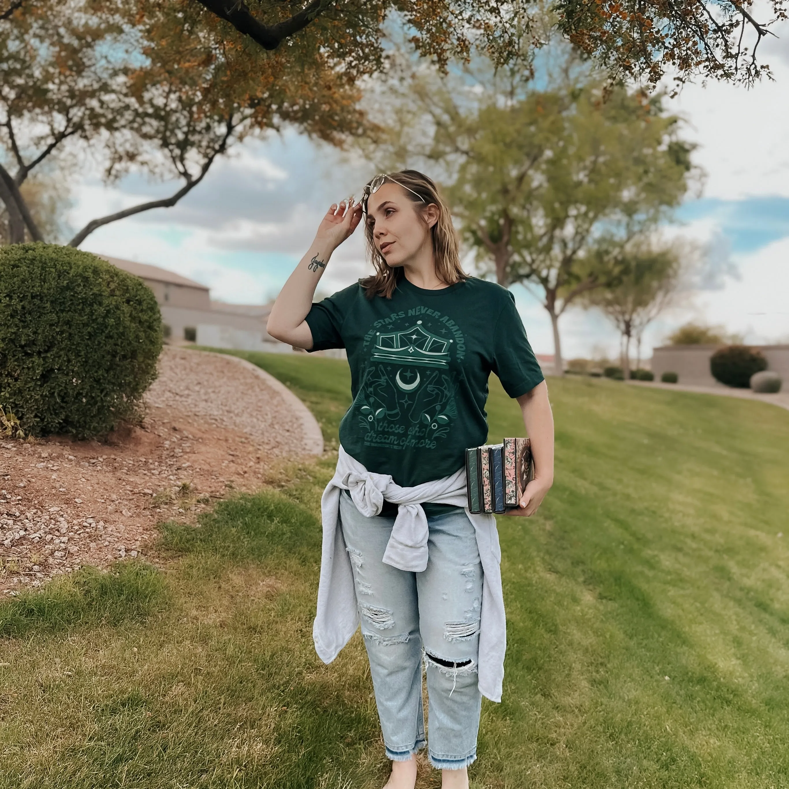 The Inadequate Heir Inspired: The Stars Never Abandon Tee sold by The Bookish Box product image thumbnail 5