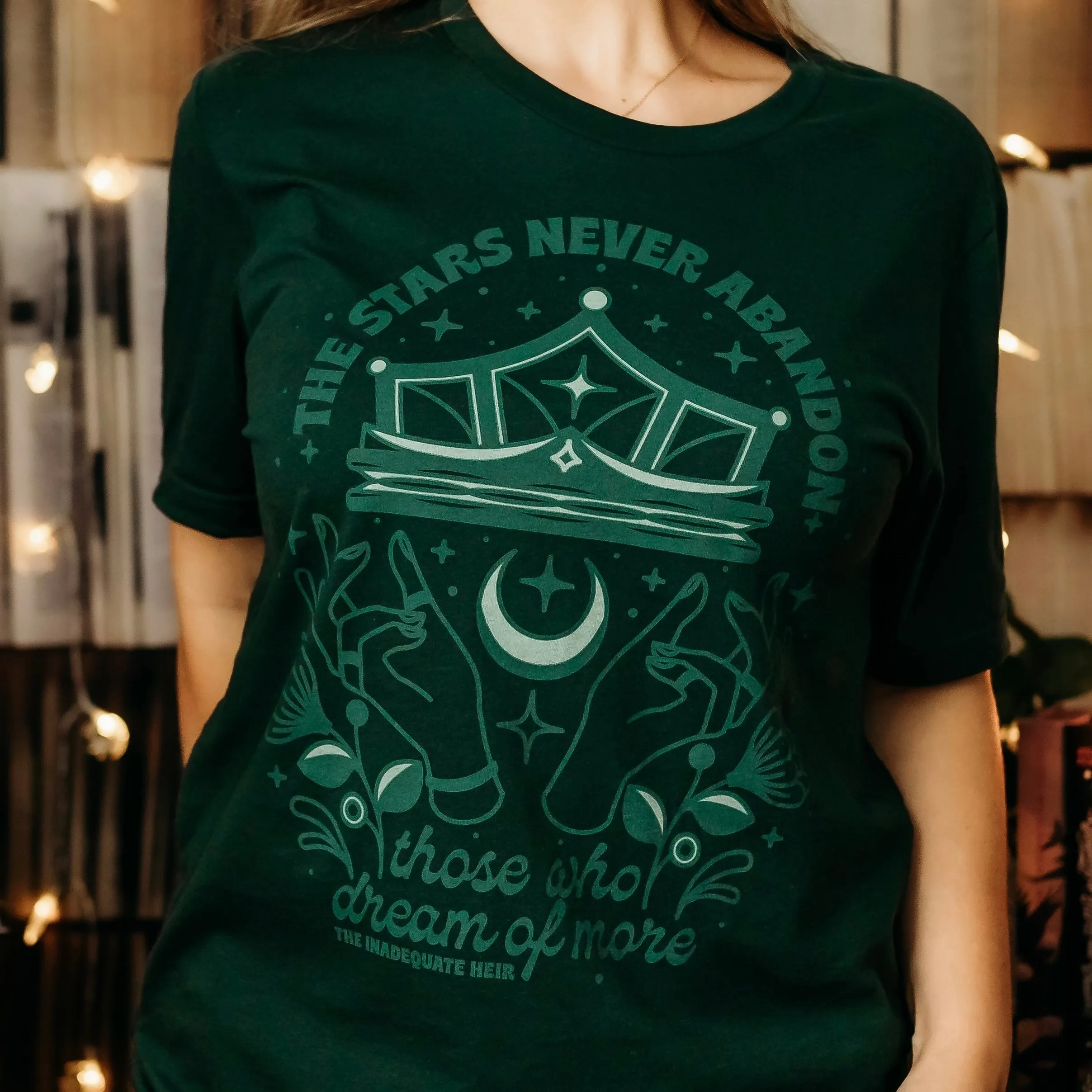 The Inadequate Heir Inspired: The Stars Never Abandon Tee sold by The Bookish Box
